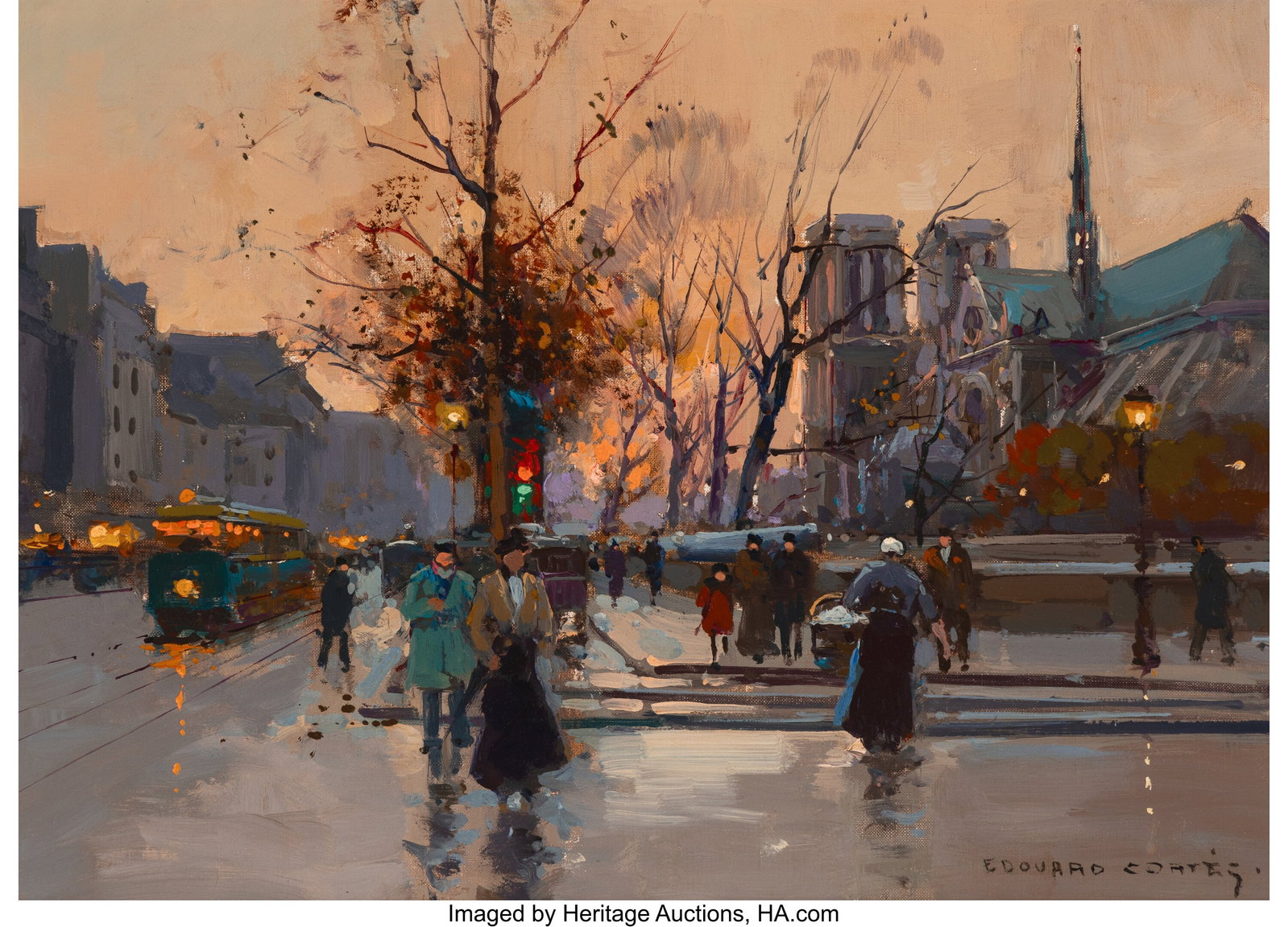 Edouard-Léon Cortès (French, 1882-1969) Notre- (1 of 3)