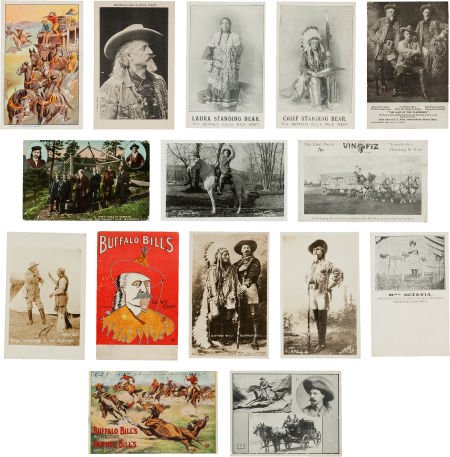 Buffalo Bill: Very Large Collection of over 150 : Buffalo Bill: Very Large Collection of over 150 Related Period Postcards. The postcards i