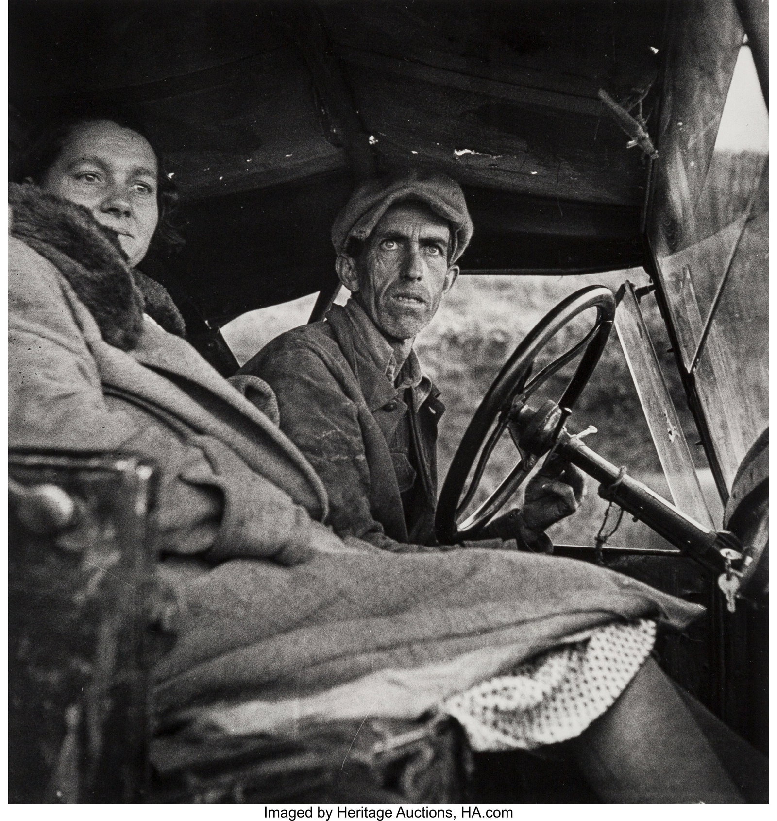 Dorothea Lange (American, 1895-1965) Once a Miss: Dorothea Lange (American, 1895-1965) Once a Missouri Farmer, Now a Migratory Farm Laborer, Pacific Coast, California, 1936 Large gelatin silver print, pri