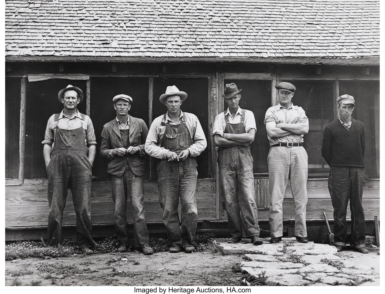 Dorothea Lange (American, 1895-1965) Texas Tenan: Dorothea Lange (American, 1895-1965) Texas Tenant Farmers, 1937 Gelatin silver print, printed later 15 x 19-3/8 inches (38.1 x 49.2 cm) (im
