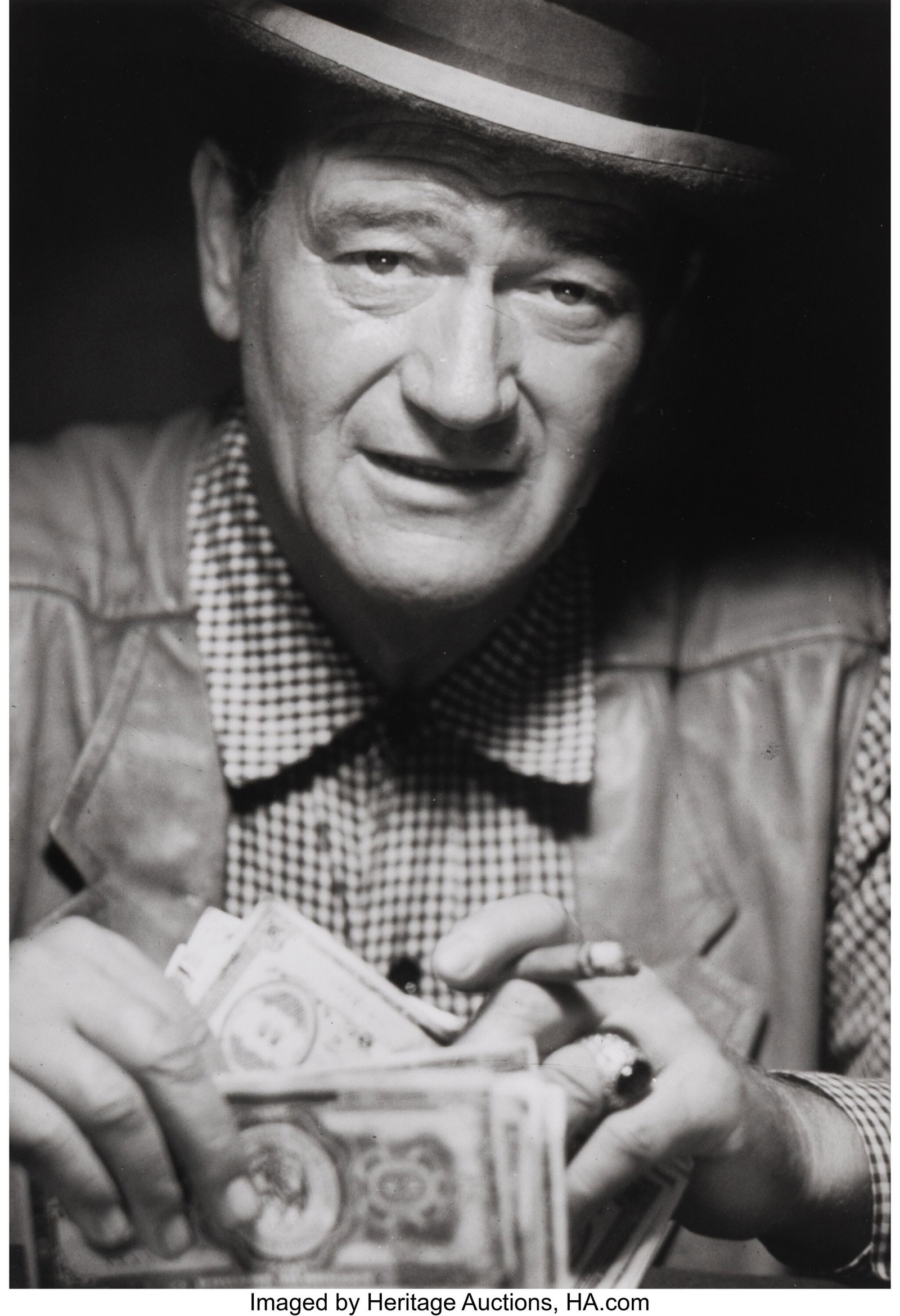 Sam Shaw (American, 1912-1999) John Wayne in the (1 of 3)