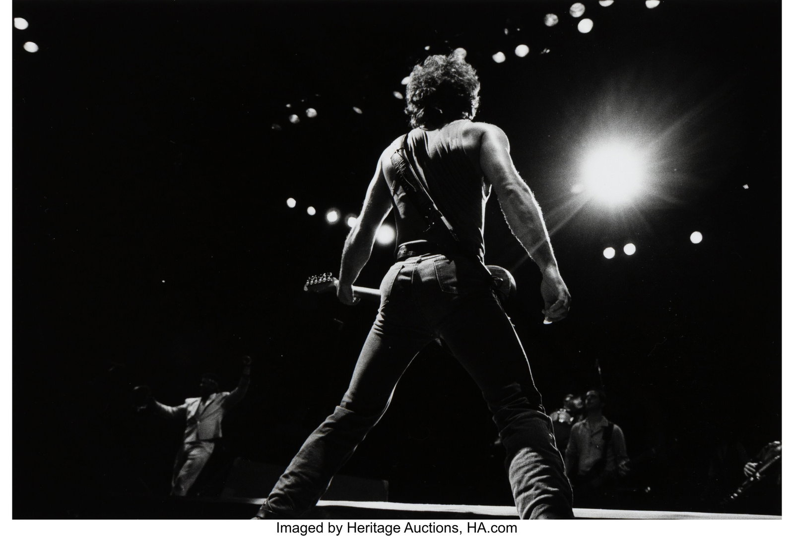 David Gahr (American, 1922-2008) Bruce Springste: David Gahr (American, 1922-2008) Bruce Springsteen, 1970s Gelatin silver print 6 x 9 inches (15.2 x 22.9 cm) (image) 8 x 10 inches (sheet&r