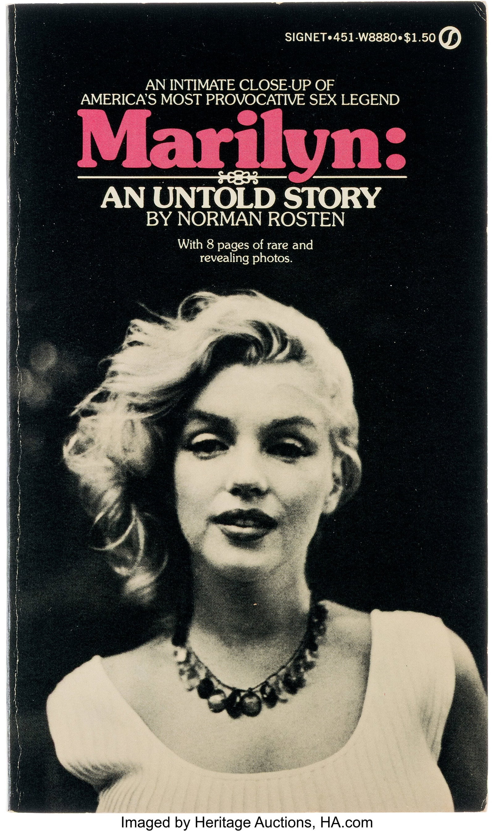 Group of Books by Norman Rosten Relating to Mari: Group of Books by Norman Rosten Relating to Marilyn Monroe. Vintage and contemporary original group of (5) books relating to Marilyn Monroe written by Norman Rosten, consisting 