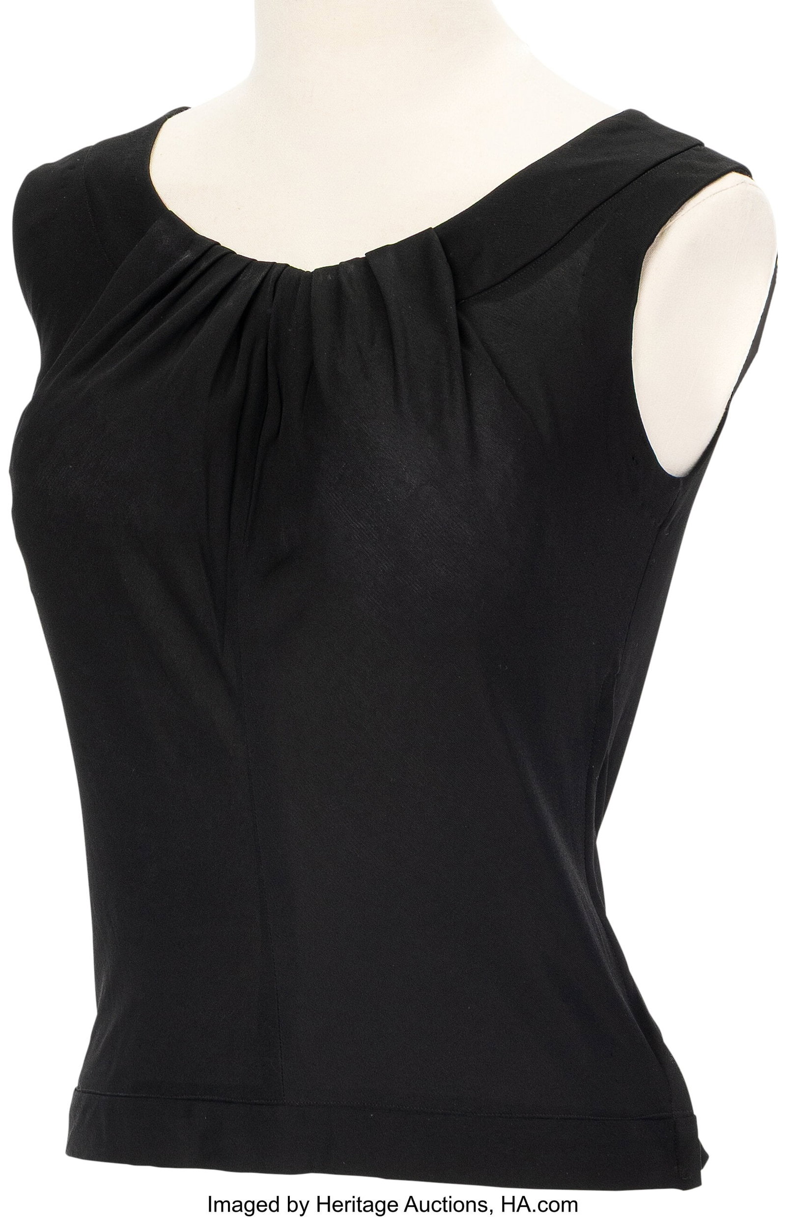Marilyn Monroe Personal Black Sleeveless Top. Vi (1 of 3)