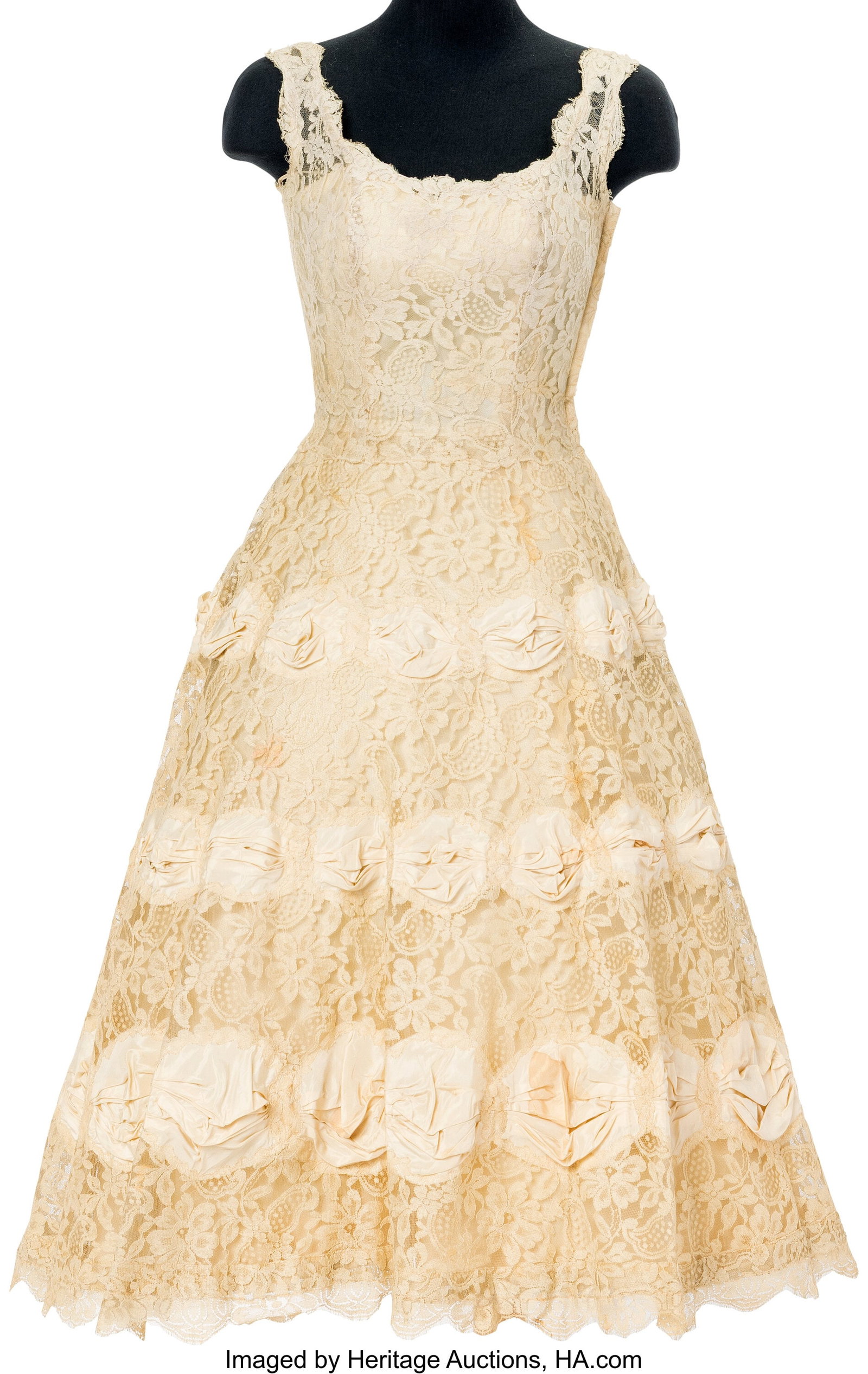 Marilyn Monroe Lace Evening Gown by Ceil Chapman (1 of 8)