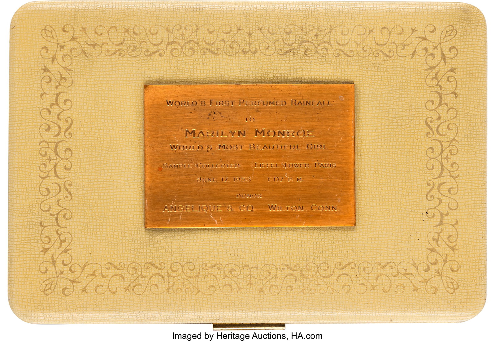 Marilyn Monroe Personal Perfume and Jewelry Box  (1 of 4)