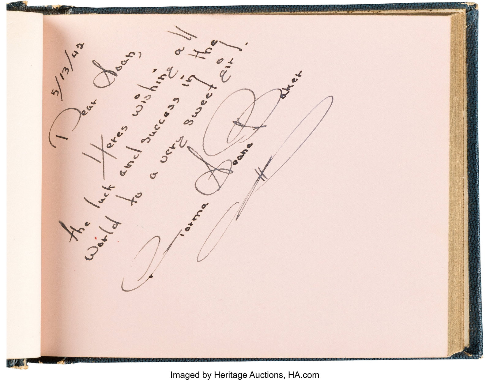 Marilyn Monroe (Norma Jeane Baker) Signed Autogr (1 of 2)
