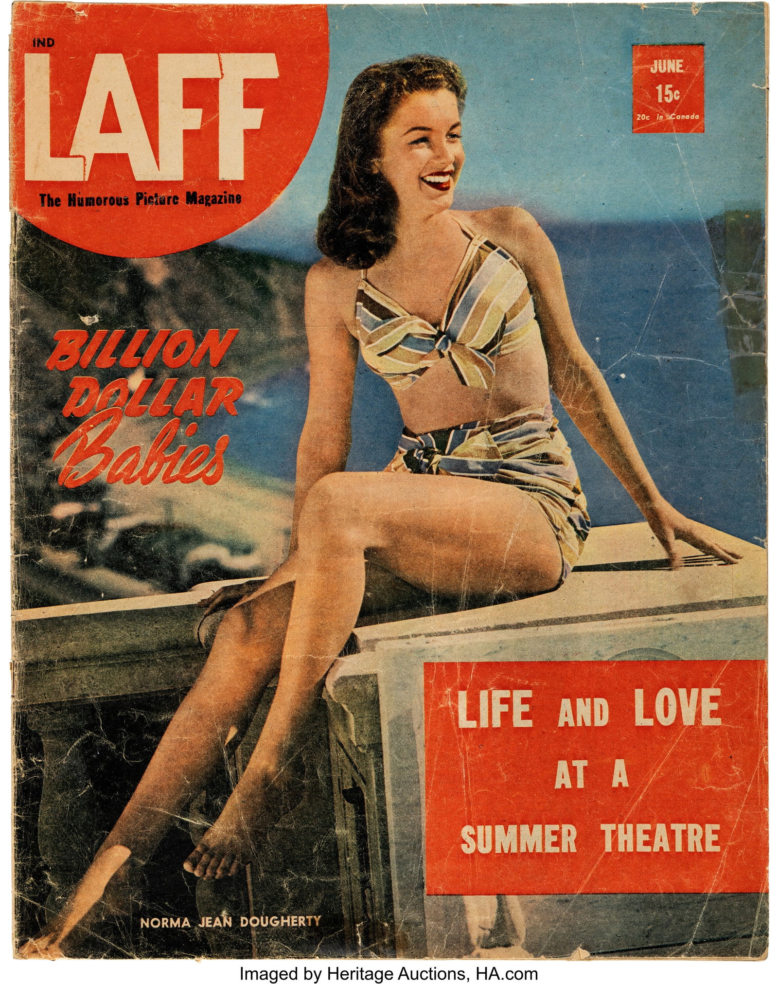 Marilyn Monroe Group of (4) LAFF Magazine Cover  (1 of 8)