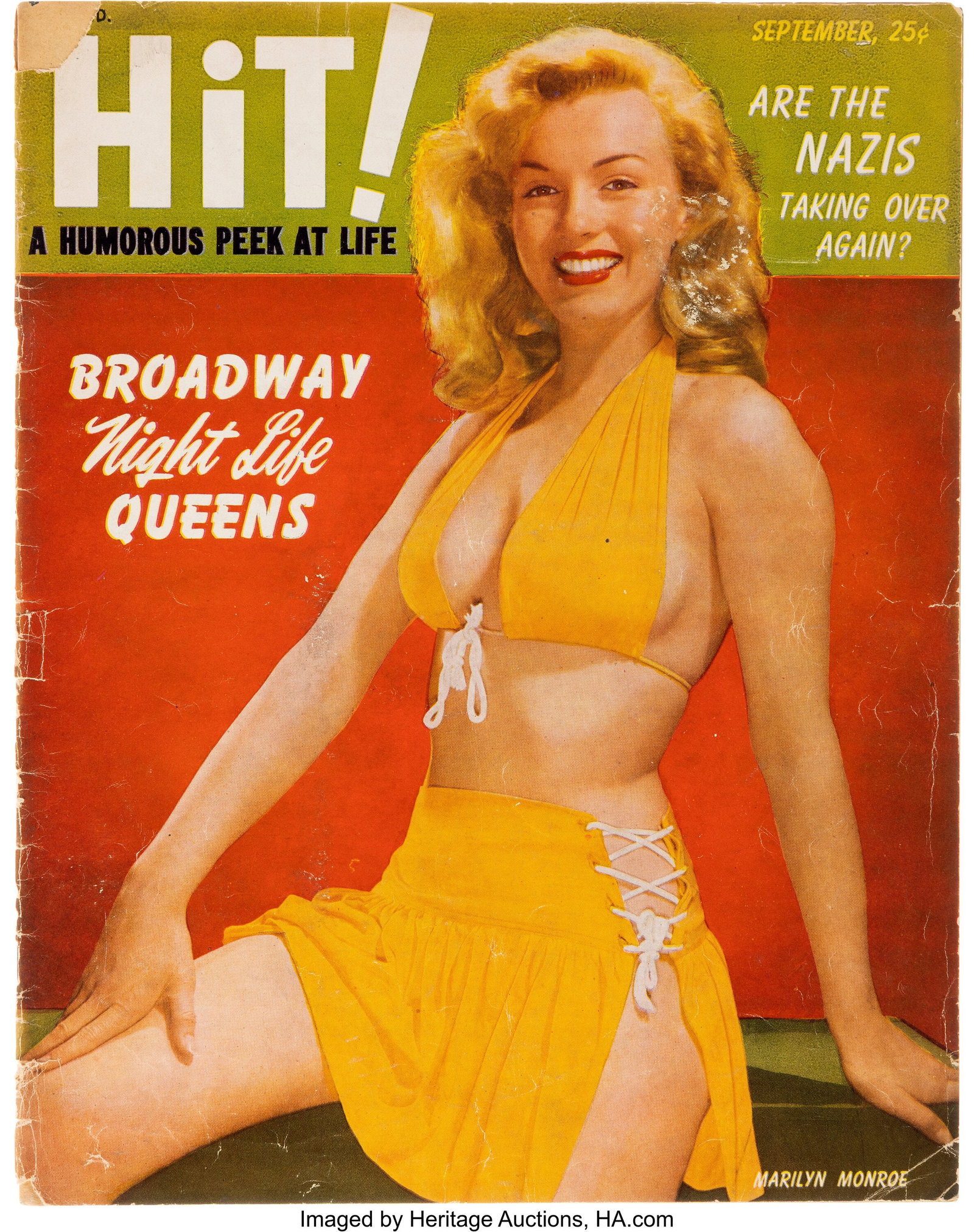 Marilyn Monroe Group of (12) Oversized Magazine : Marilyn Monroe Group of (12) Oversized Magazine Cover Appearances (ca. 1947-1956). Vintage original group of (12) magazines featuring Marilyn Monroe on thei