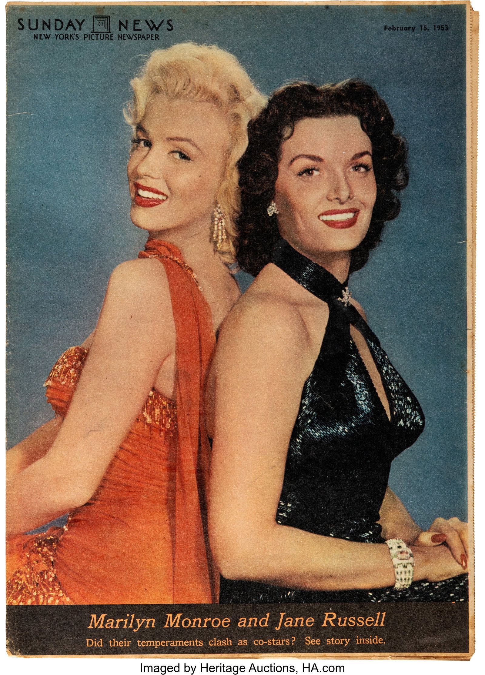 Marilyn Monroe Group of (6) Weekly Newspapers wi (1 of 10)