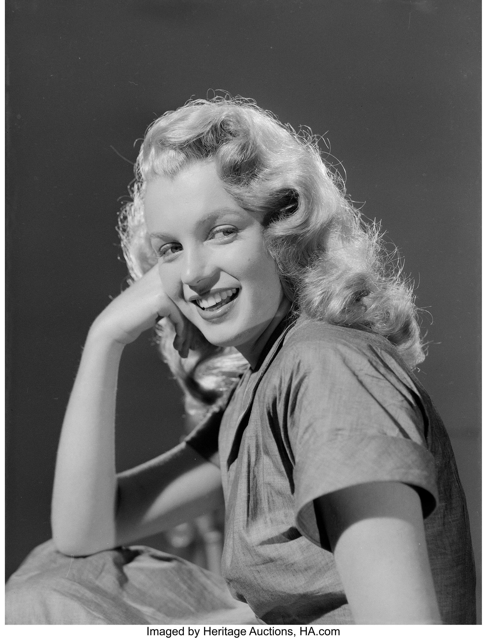 Marilyn Monroe, July 11, 1949, 4" x 5" Camera Ne (1 of 2)