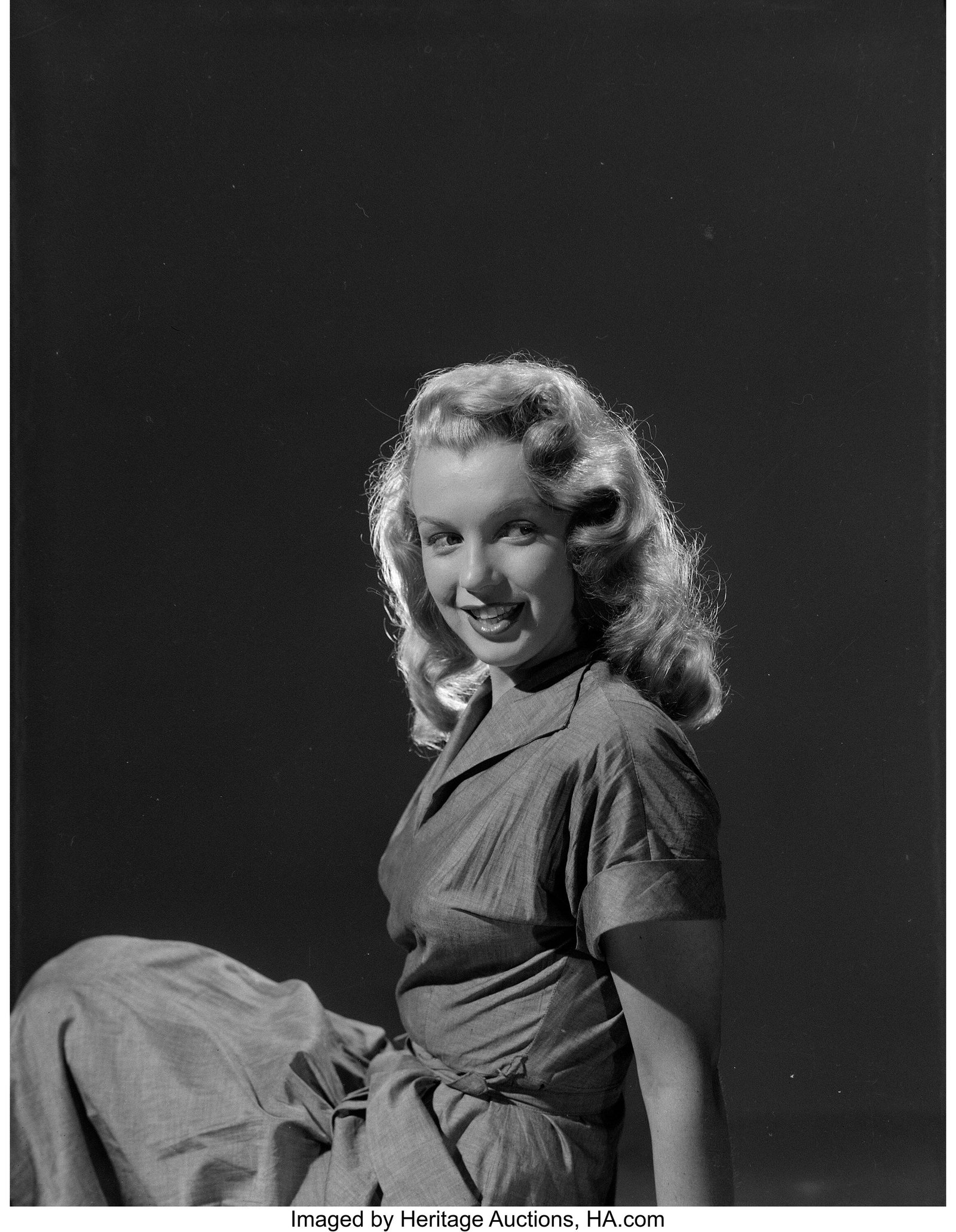 Marilyn Monroe, July 11, 1949, 4" x 5" Camera Ne (1 of 2)
