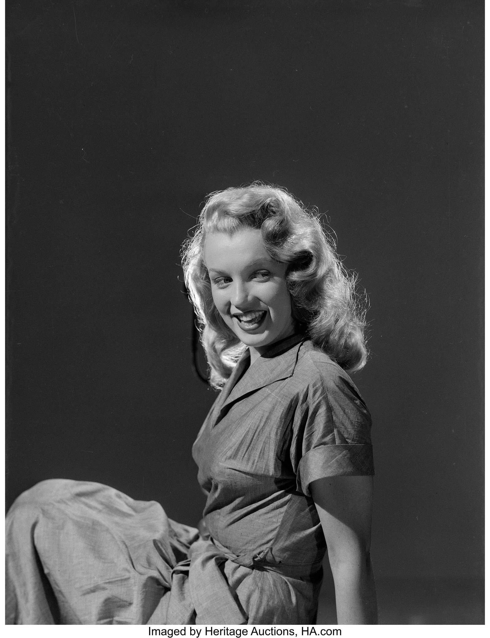Marilyn Monroe, July 11, 1949, 4" x 5" Camera Ne (1 of 2)