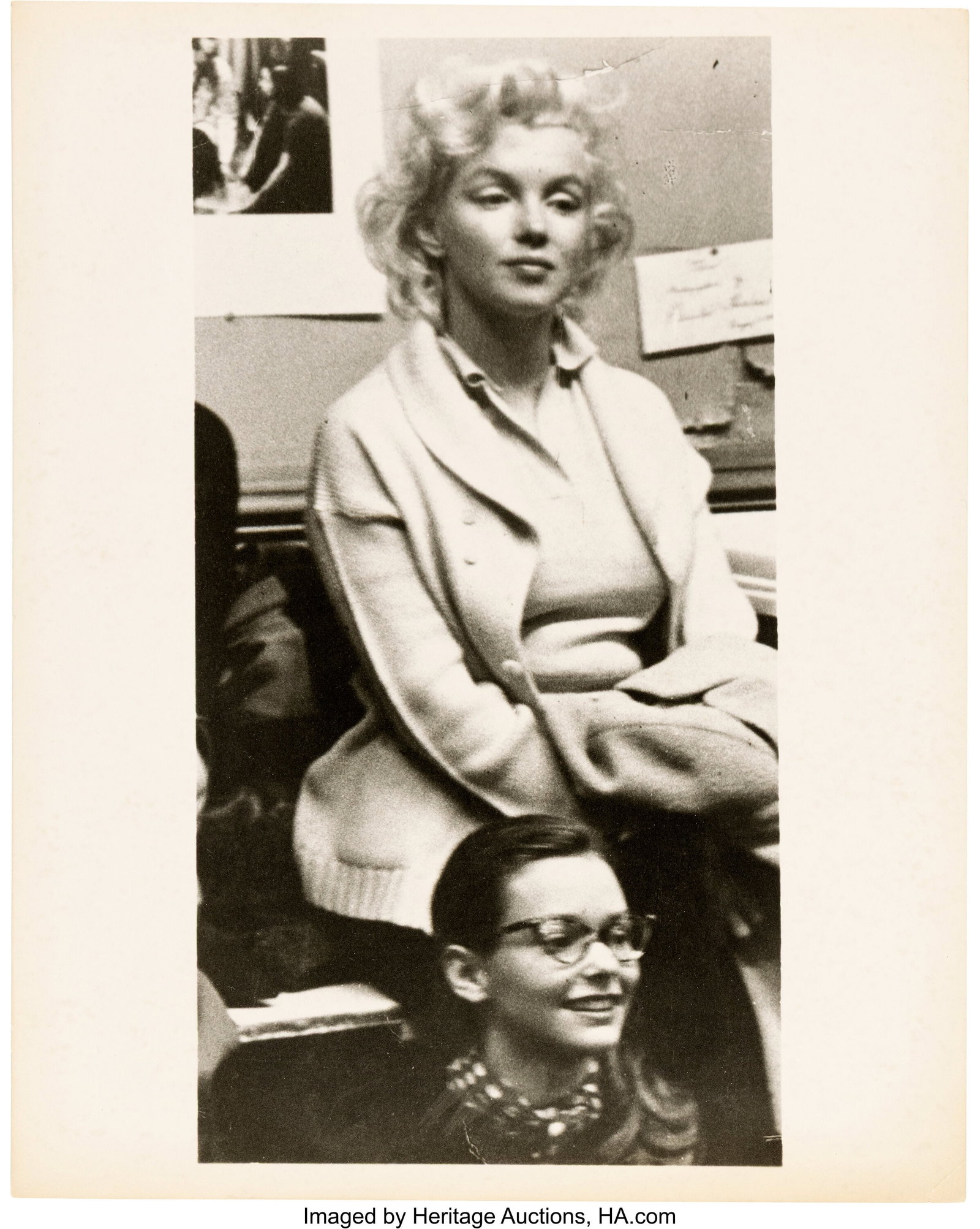 Marilyn Monroe with Susan Strasberg, Actors Stud (1 of 2)