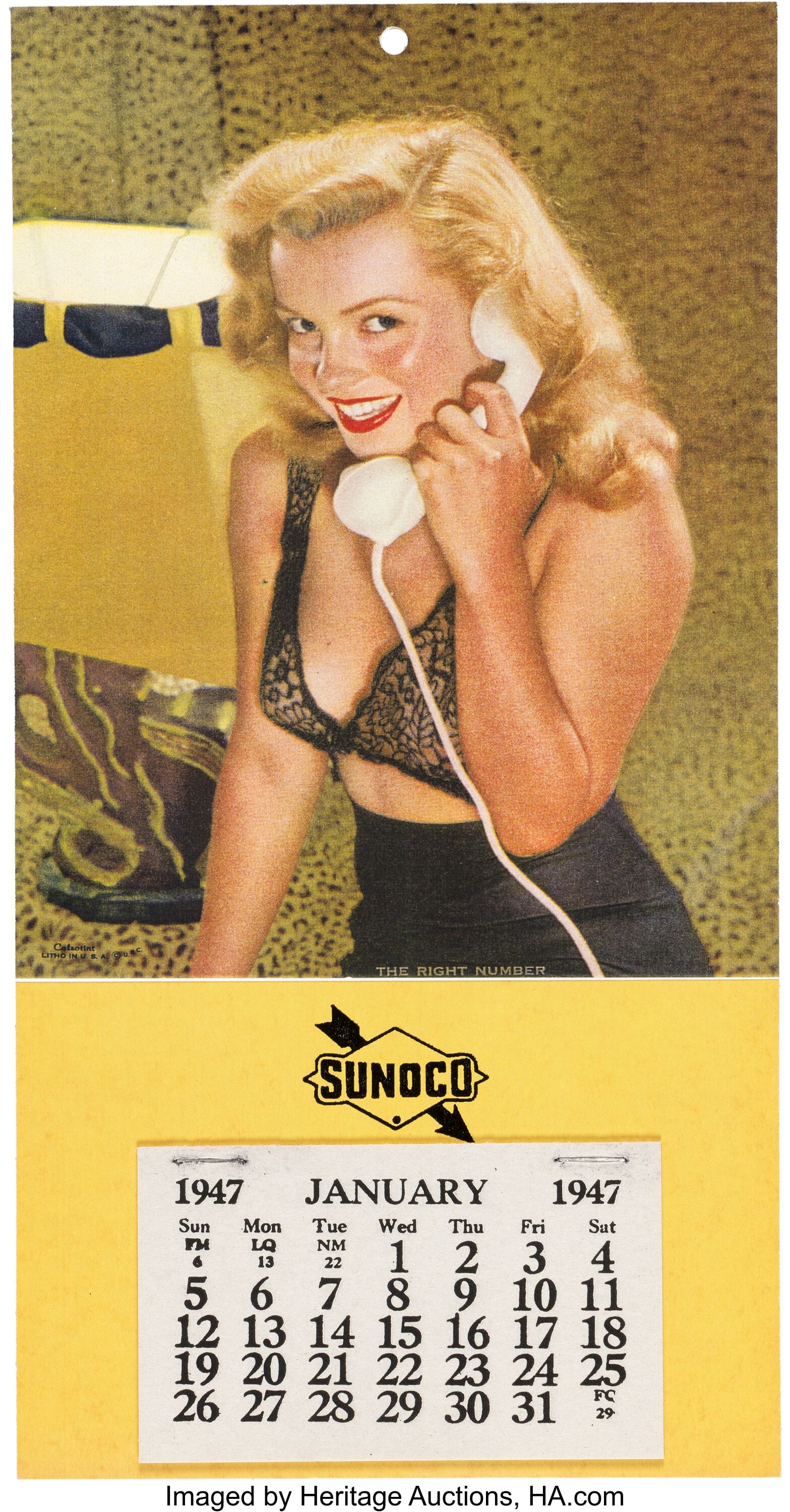 Marilyn Monroe Group of (7) Pin-Up Calendars (ca (1 of 9)