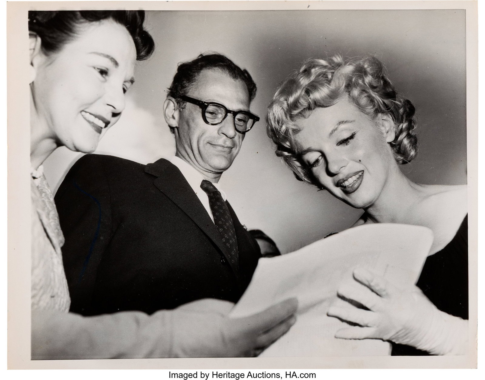 Marilyn Monroe and Arthur Miller Signed Program  - 2
