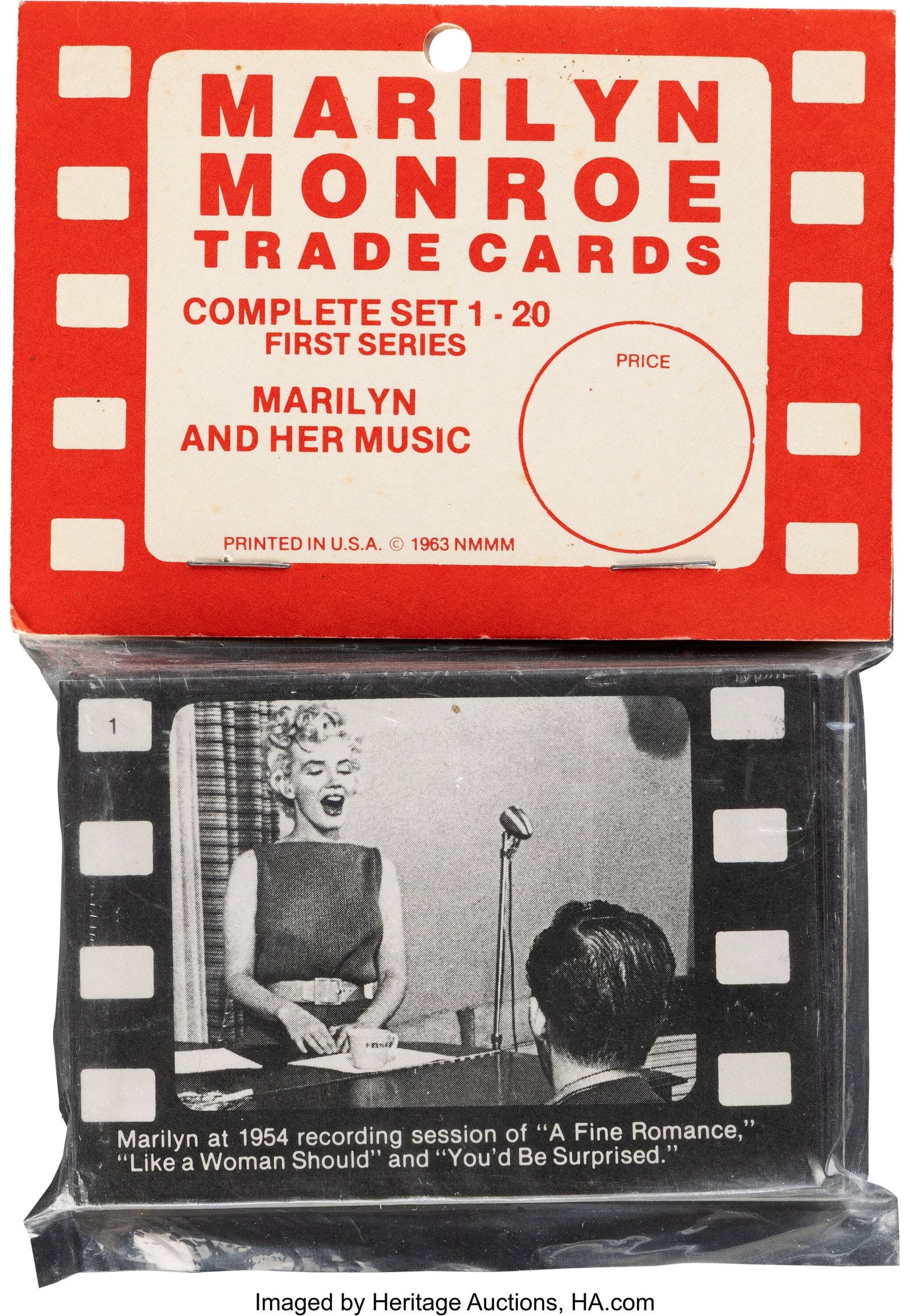 Marilyn Monroe Group of (13) Trading Cards (1963: Marilyn Monroe Group of (13) Trading Cards (1963-2025). Original group of (13) Marilyn Monroe-related trading cards and trading card sets produced following the ac