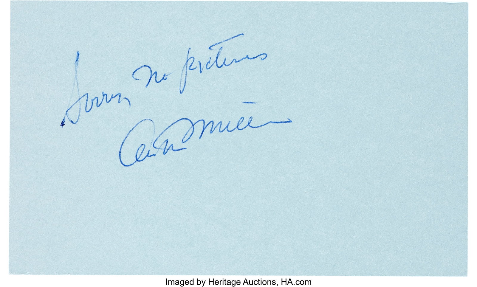 Marilyn Monroe Group of (16) Signatures from Fri (1 of 10)