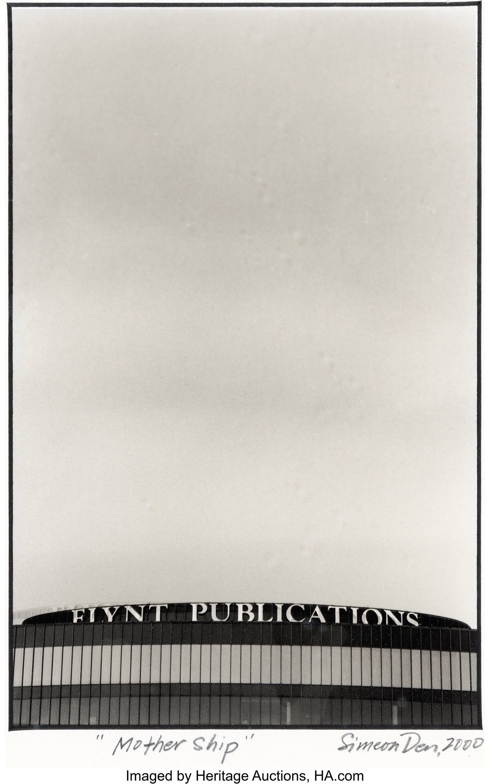Simeon Den (20th Century) Mother Ship; Babble To: Simeon Den (20th Century) Mother Ship; Babble Tower, LA, 2000 Gelatin silver prints, ferrotyped 8-1/2 x 5-1/2 inches (21.6 x 14.0 cm) &