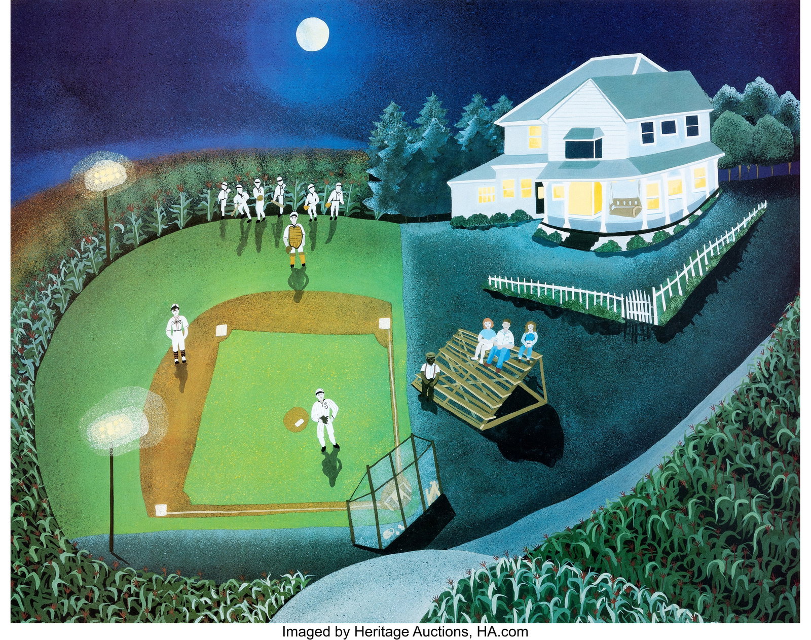 Lisa B. Johannes (20th Century) Is This Heaven? : Lisa B. Johannes (20th Century) Is This Heaven? Lithograph in colors on wove paper 15 x 18-3/4 inches (38.1 x 47.6 cm) (sight) Ed. 1