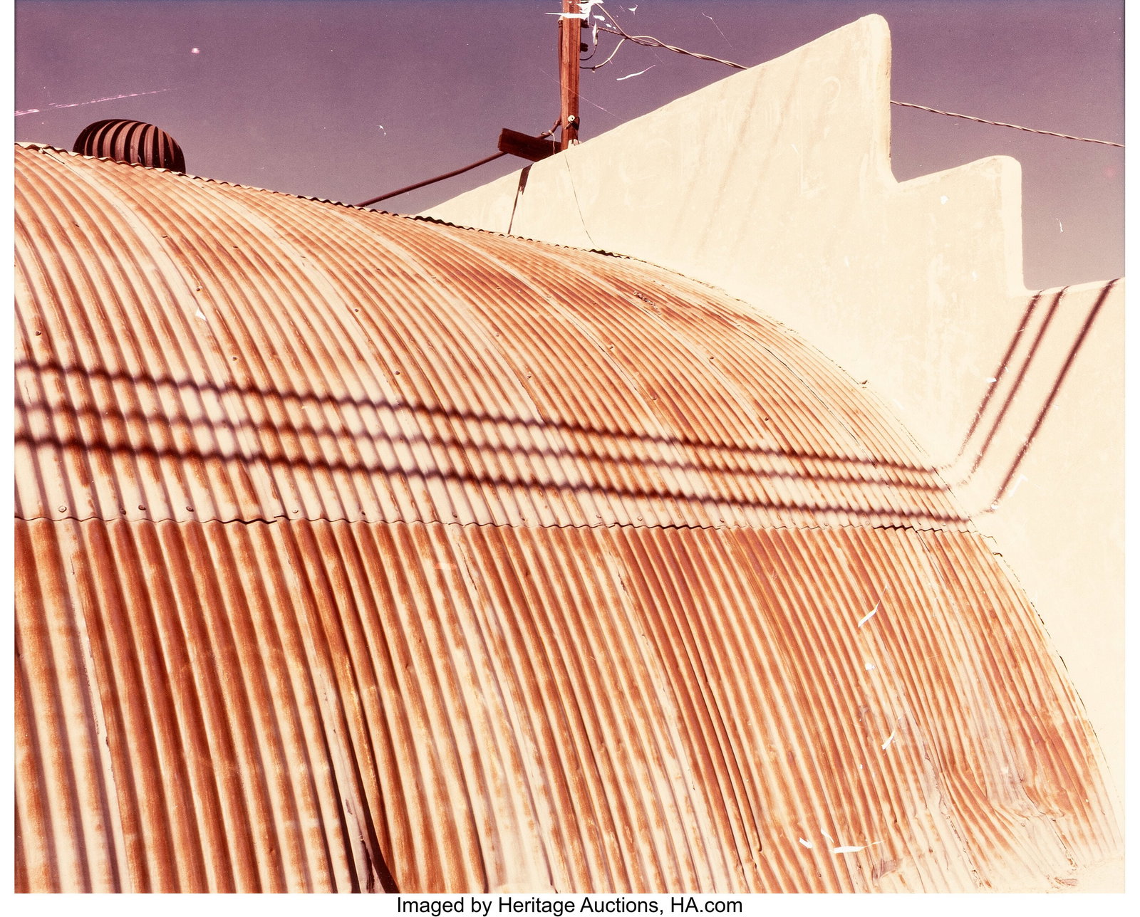 Erik Lauritzen (20th Century) Red Ladder; Quanse: Erik Lauritzen (20th Century) Red Ladder; Quanset (two works), 1980 Dye coupler prints on Kodak paper 13 x 16-1/4 inches (33.0 x 41.3 cm) and