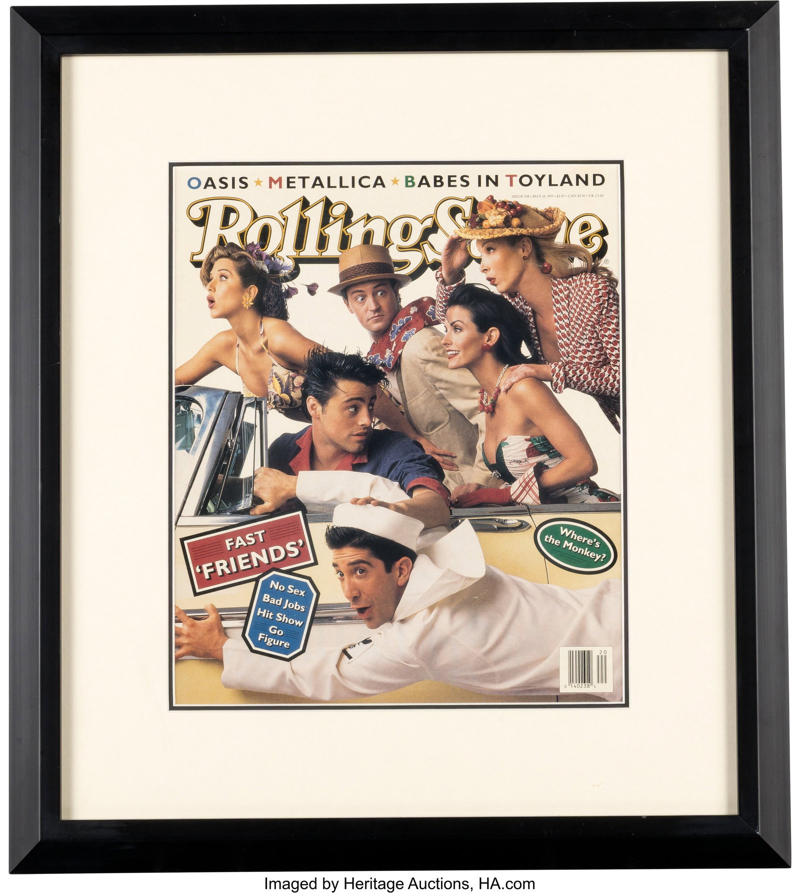 Group of (5) Framed Magazine Covers, Personally : Group of (5) Framed Magazine Covers, Personally Owned by Matthew Perry. Group of (5) framed and matted magazine covers, including (1) Rolling Stone May