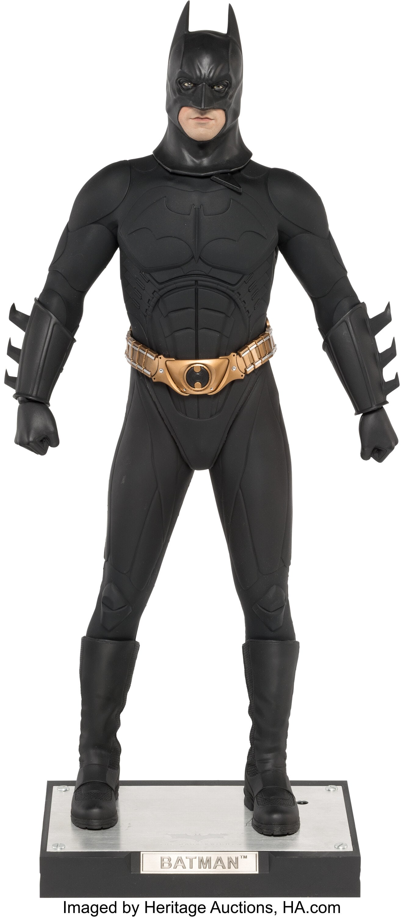 The Dark Knight (Warner Bros., 2008), Enterbay B: The Dark Knight (Warner Bros., 2008), Enterbay Batman &frac14; Scale Display Figure, Personally Owned by Matthew Perry. Quarter-scale, highly d