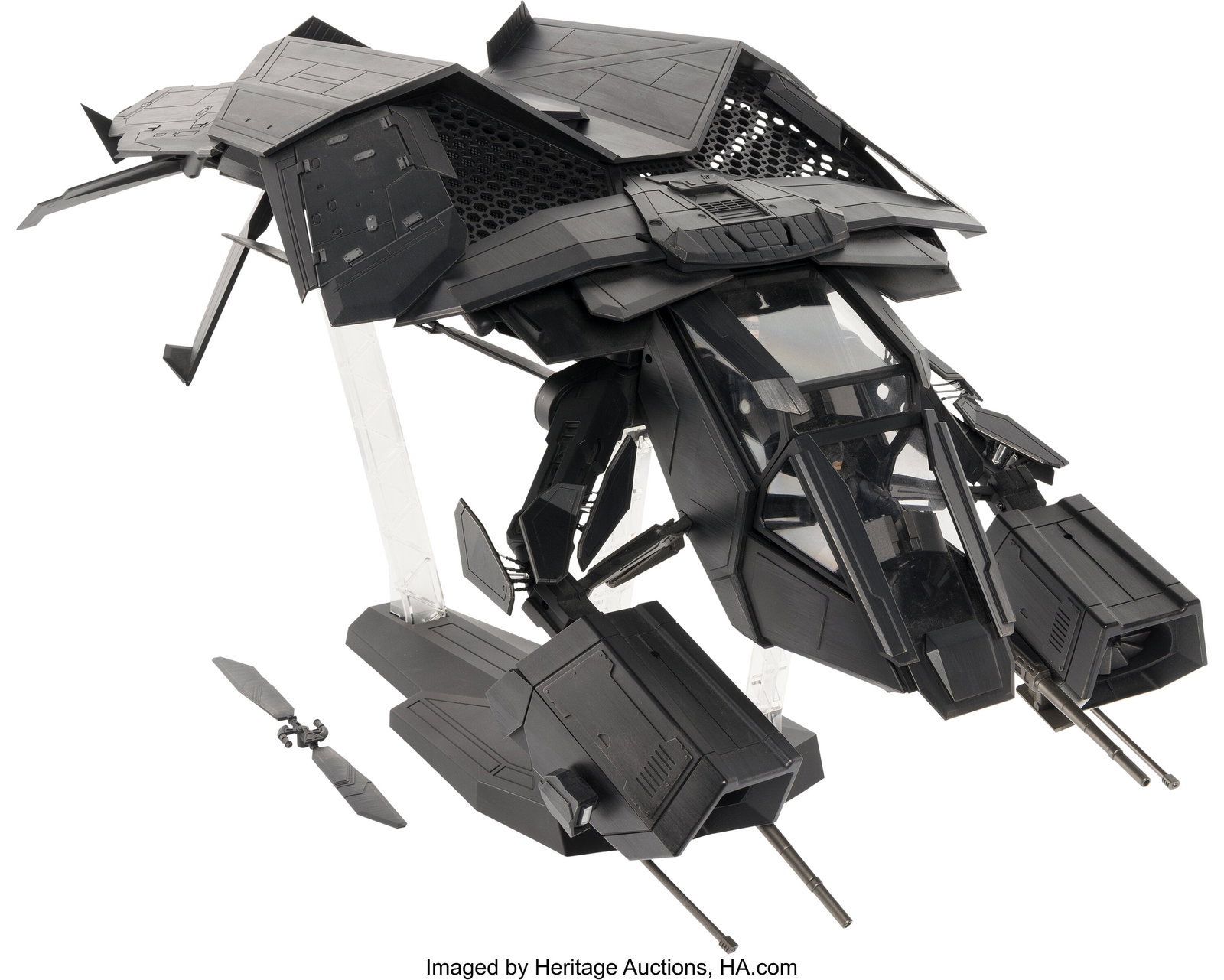 The Dark Knight Rises (Warner Bros., 2012), Hot : The Dark Knight Rises (Warner Bros., 2012), Hot Toys "The Bat" 1/12 Scale Figure, Personally Owned by Matthew Perry. Twelfth-Scale, highly detailed 
