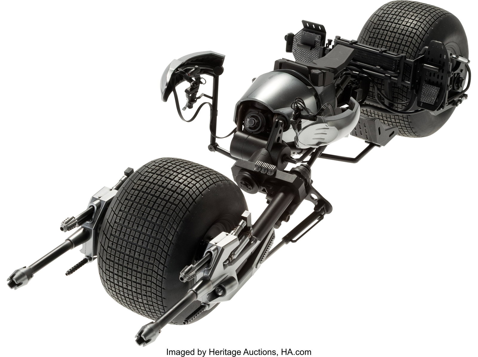 The Dark Knight Rises (Warner Bros., 2012), Hot : The Dark Knight Rises (Warner Bros., 2012), Hot Toys Bat-Pod 1/6 Scale Figure, Personally Owned by Matthew Perry. One sixth-scale, highly detailed B