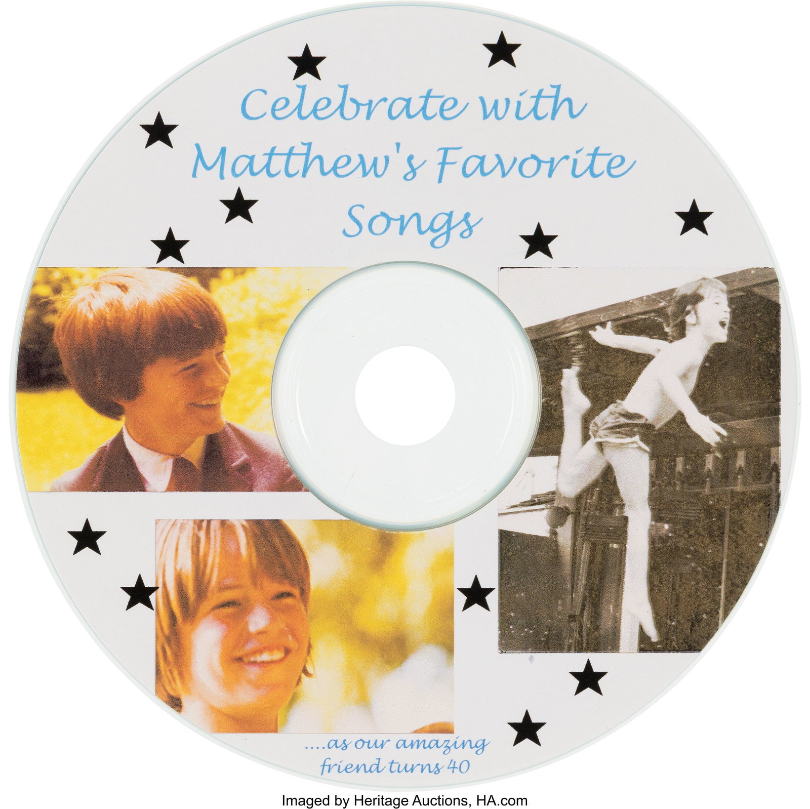 Matthew Perry's Sony Discman and Mixed CDs. Grou (1 of 5)