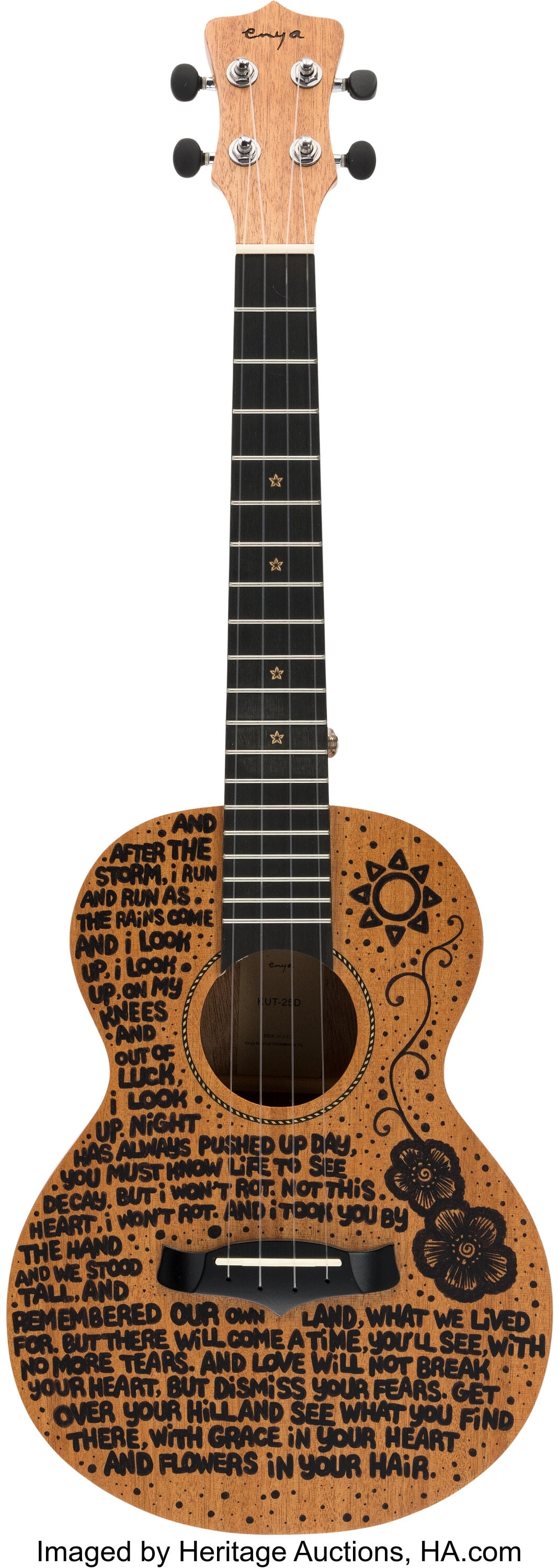 Enya Ukulele, Personally Owned by Matthew Perry, (1 of 2)