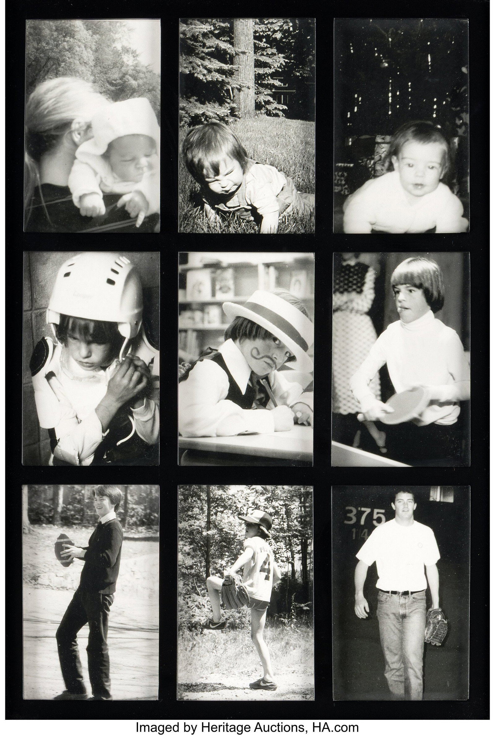 Pair of Framed Personal Photo Displays of Matthe (1 of 6)