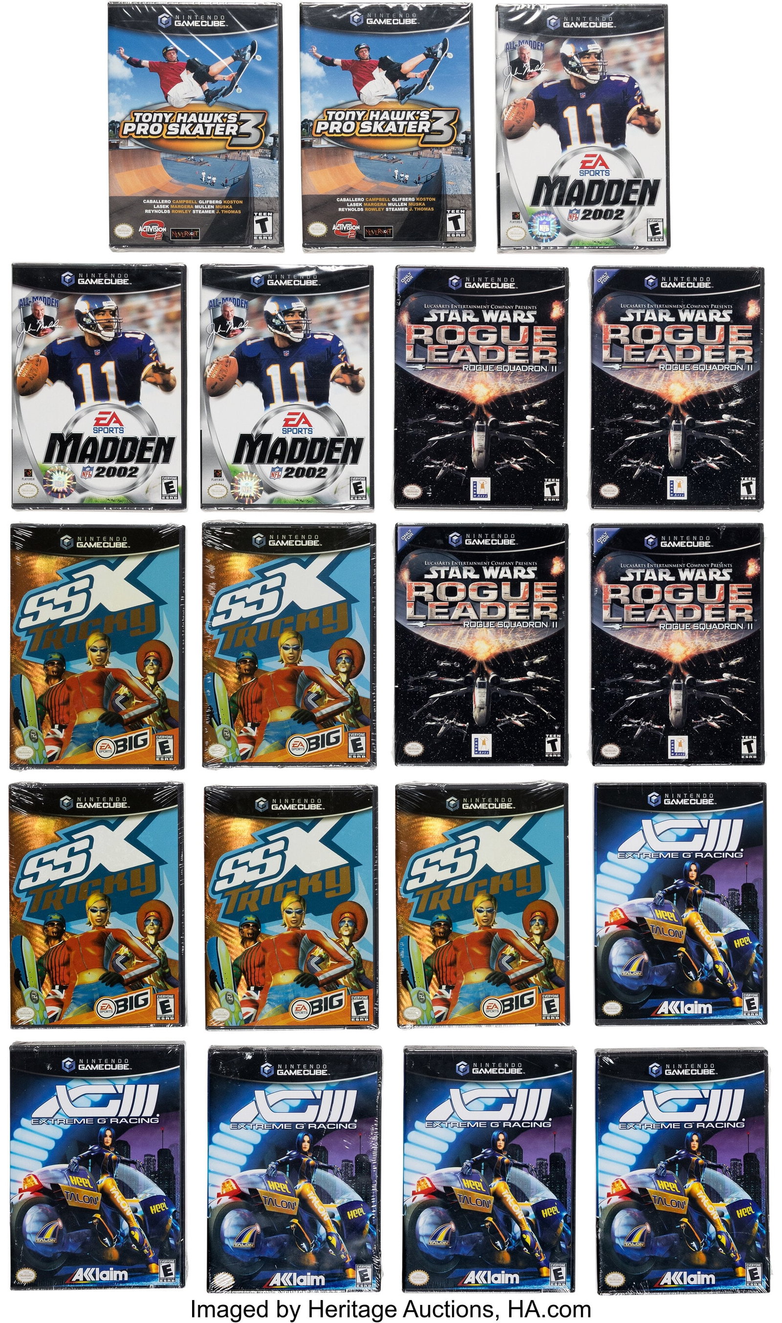 Group of (34) Sealed & (2) CIB Video Games – G: Group of (34) Sealed & (2) CIB Video Games – GameCube, GBA Various (c. 2000s) USA, Personally Owned by Matthew Perry. Group of (3