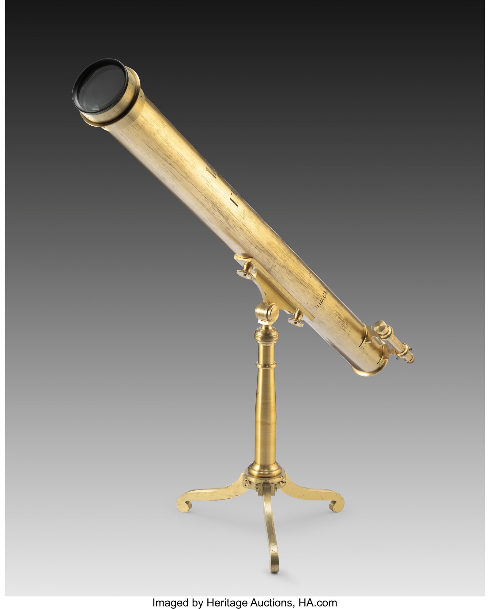 A Fine Brass Terrestrial Telescope, 1891 Marks:  (1 of 3)