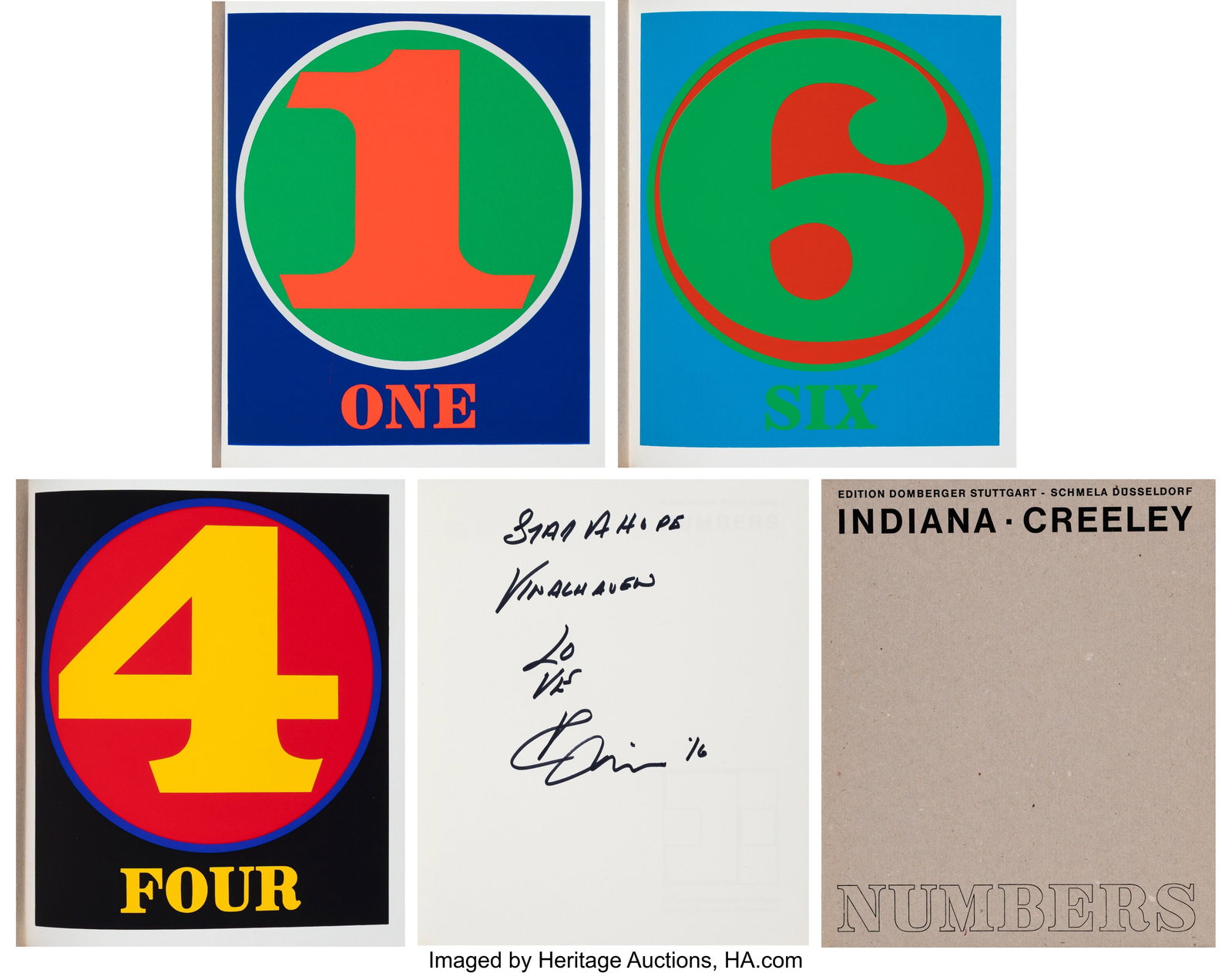 Robert Indiana (American, 1928-2018) Numbers (sm: Robert Indiana (American, 1928-2018) Numbers (small edition), 1968 Artist's book with 10 screenprints in colors on wove paper, bound 10 x 8-1/4 inches (2