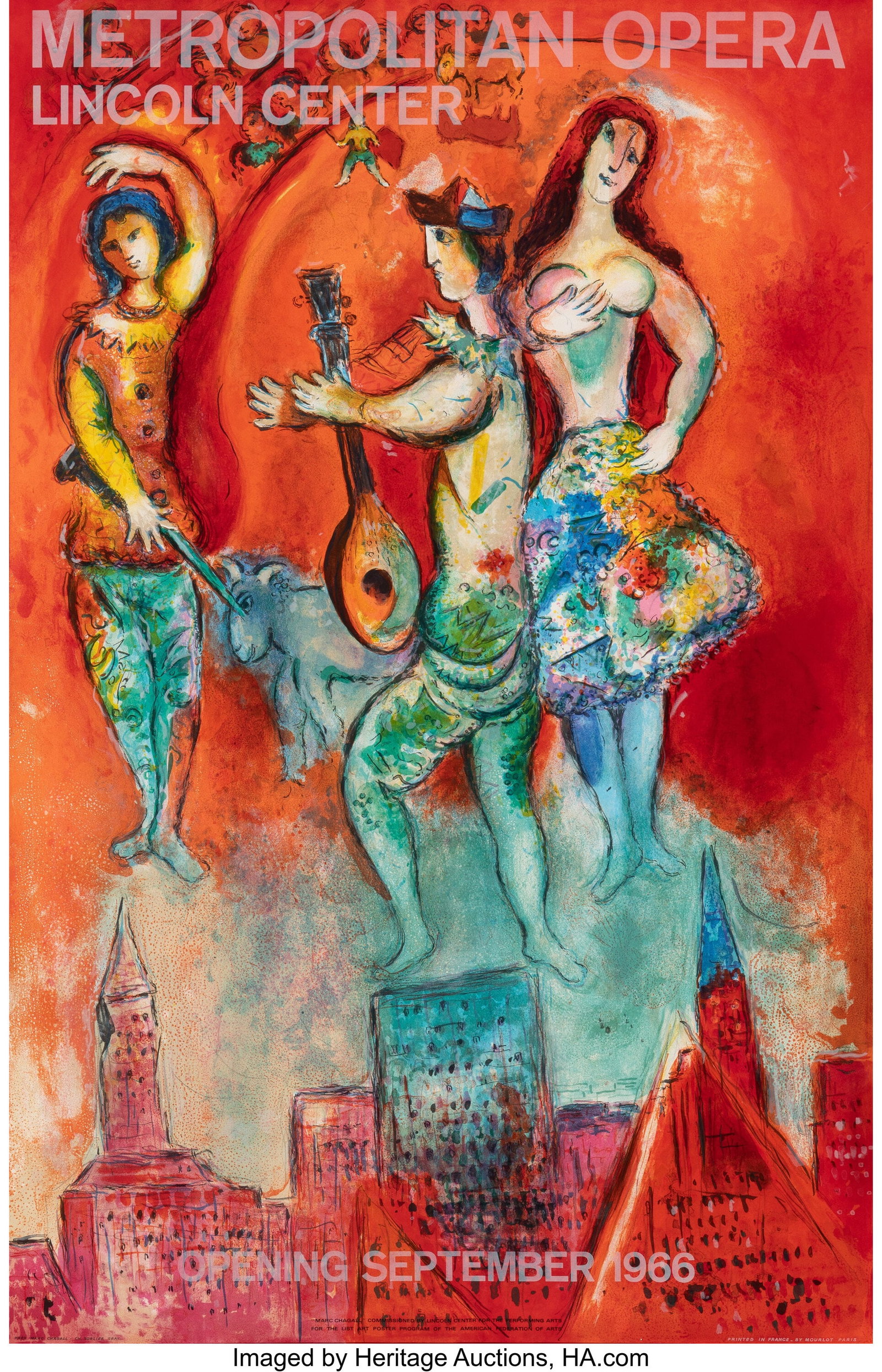Marc Chagall (French/Russian, 1887-1985) Carmen, (1 of 2)