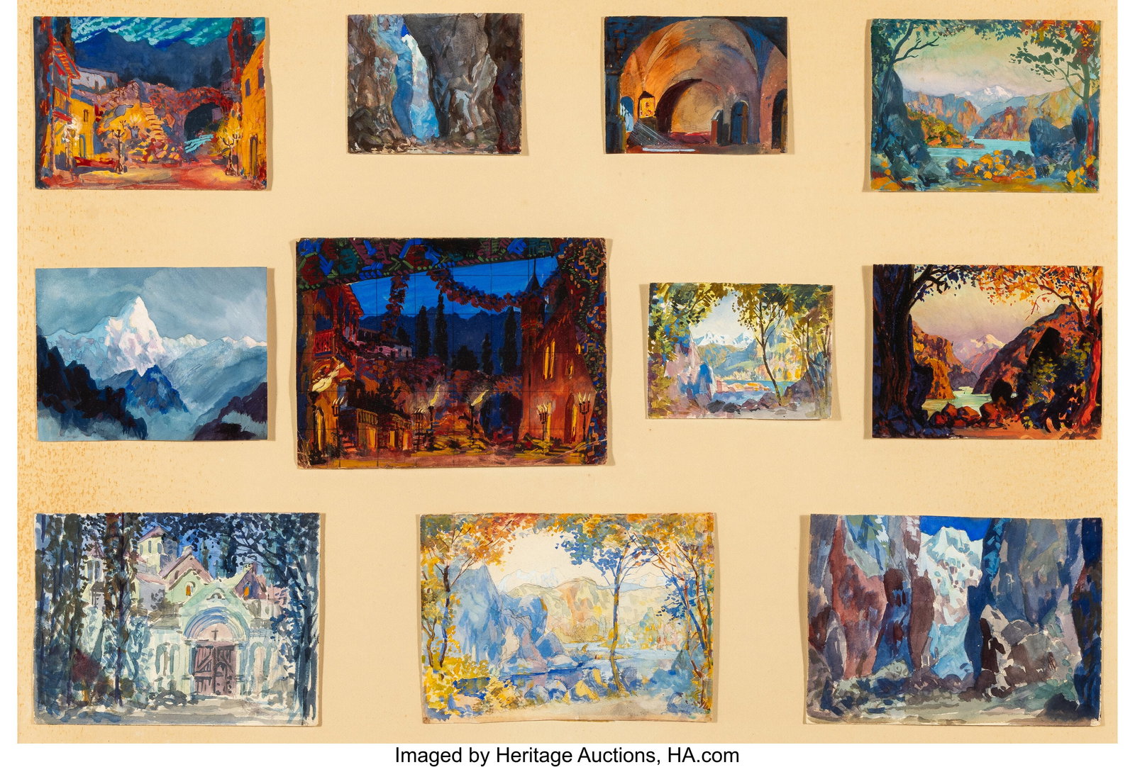 Boris Chaliapin (American, 1897-1979) Group of l (1 of 2)