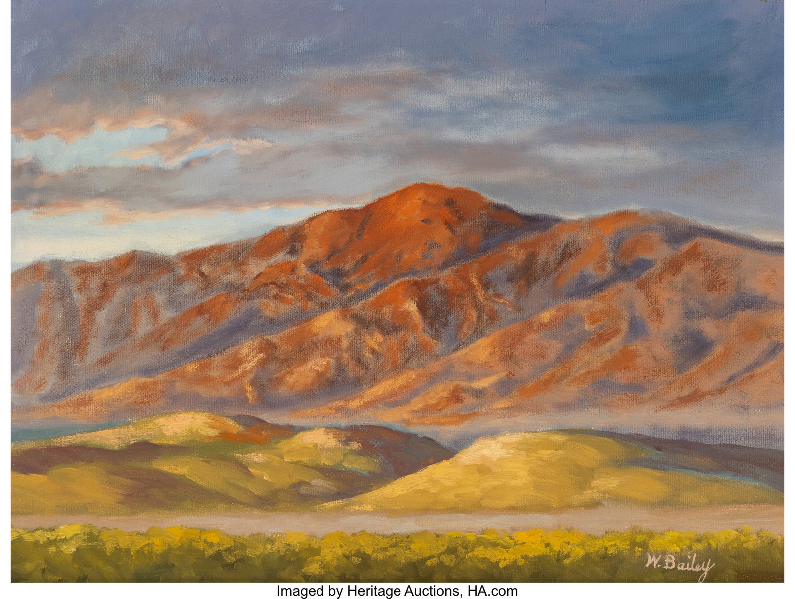 Wanda Bailey (American, 20th Century) November, : Wanda Bailey (American, 20th Century) November, Honda Valley Oil on canvas 12 x 16 inches (30.5 x 40.6 cm) Signed lower right: W. Bailey PROV