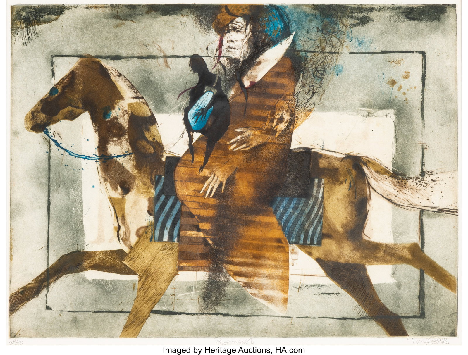 Tony Bass (American, 20th Century) Pilgrimage II (1 of 3)