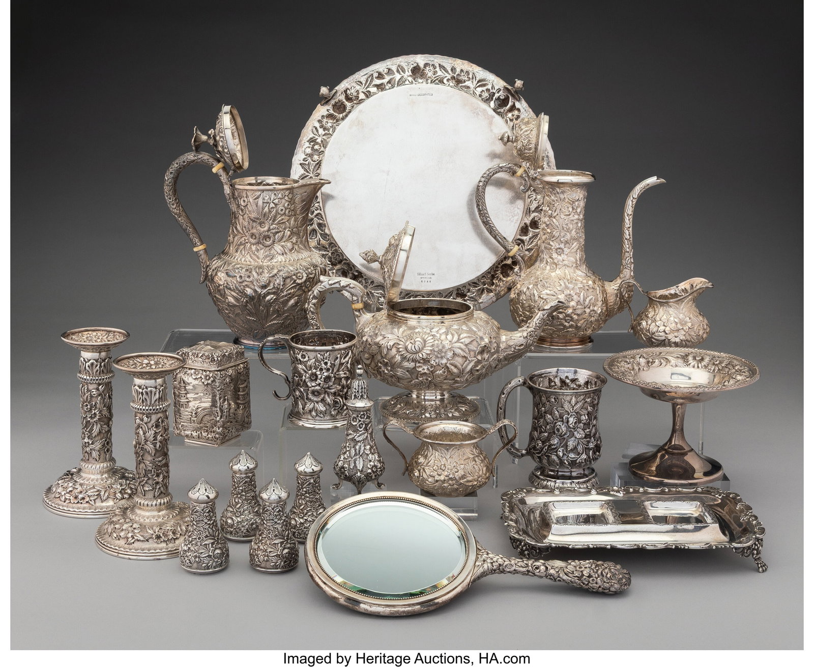 Nineteen American Silver Table Articles, late 19 - 3