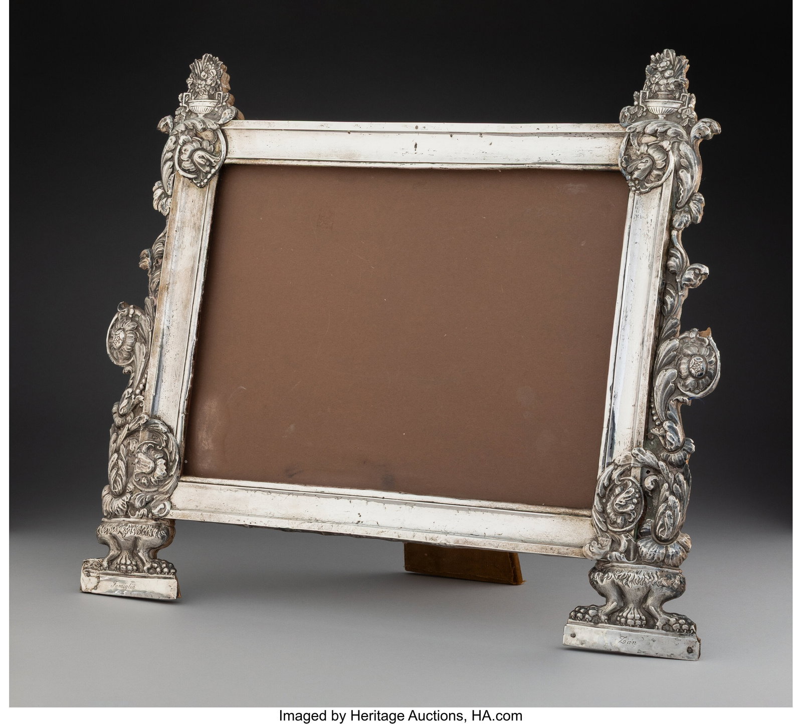 A Large Continental Silver Overlay Picture Frame (1 of 4)