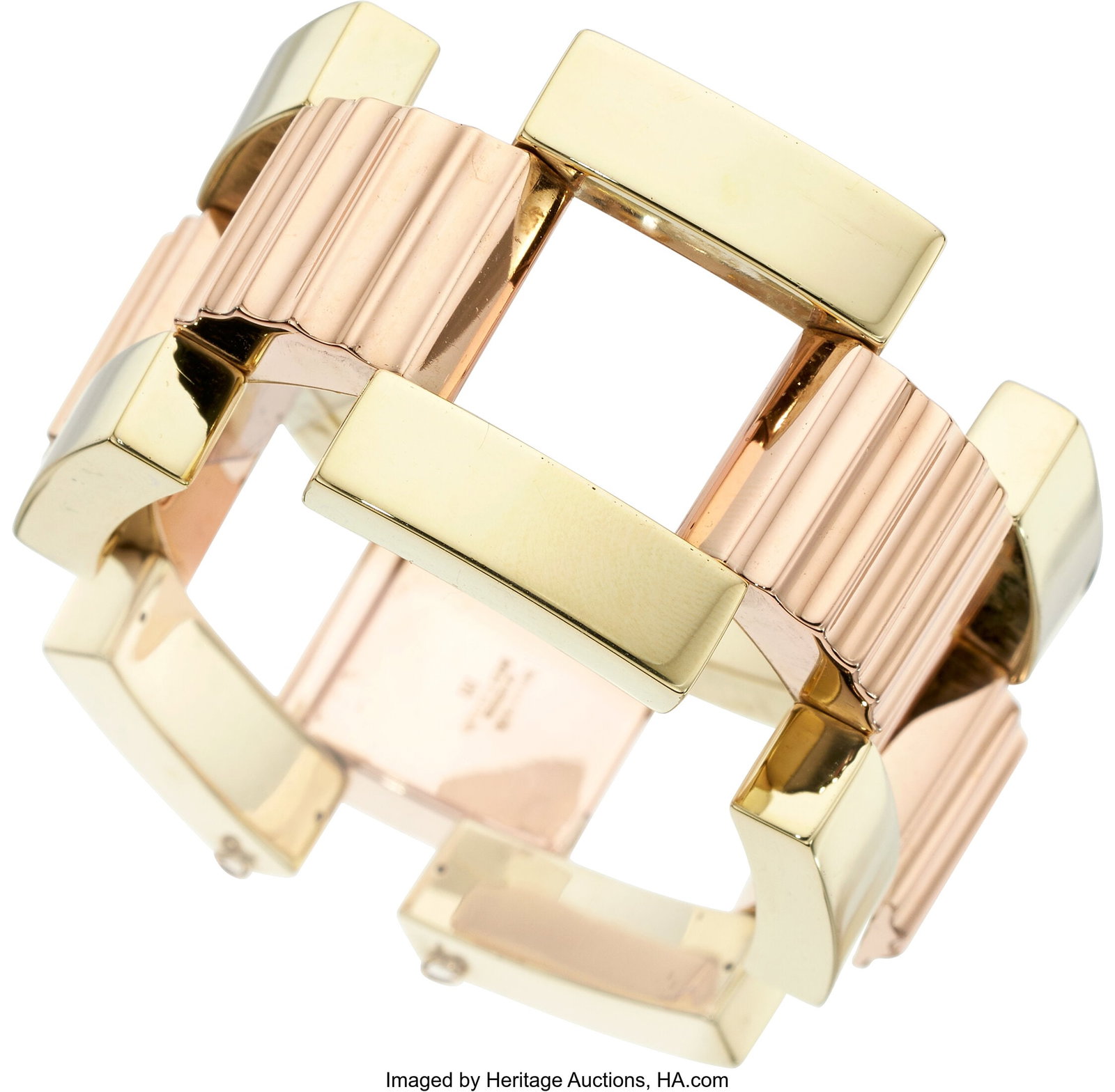 Tiffany & Co. Makers Retro Gold Bracelet, circa  (1 of 3)