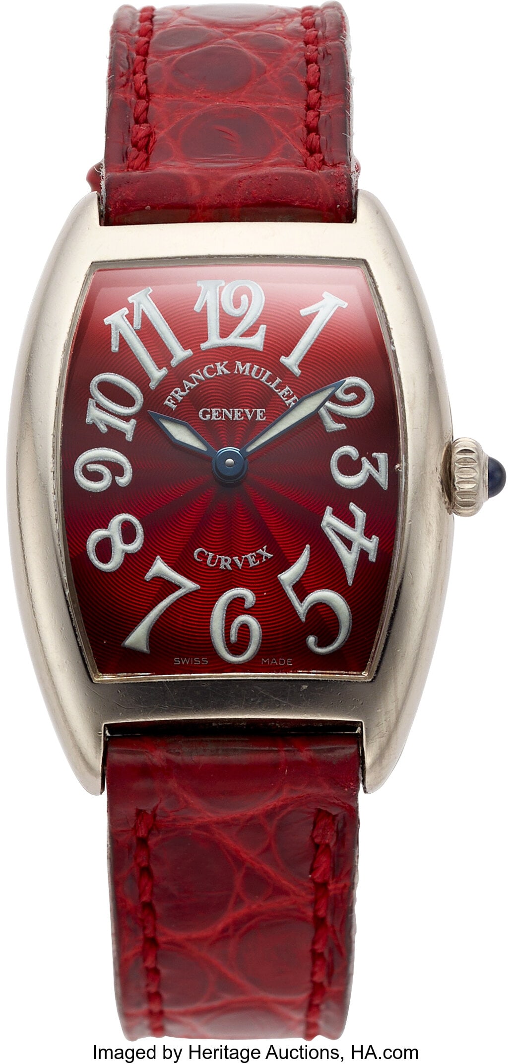 Franck Muller White Gold Curvex Watch Case: 35  (1 of 2)