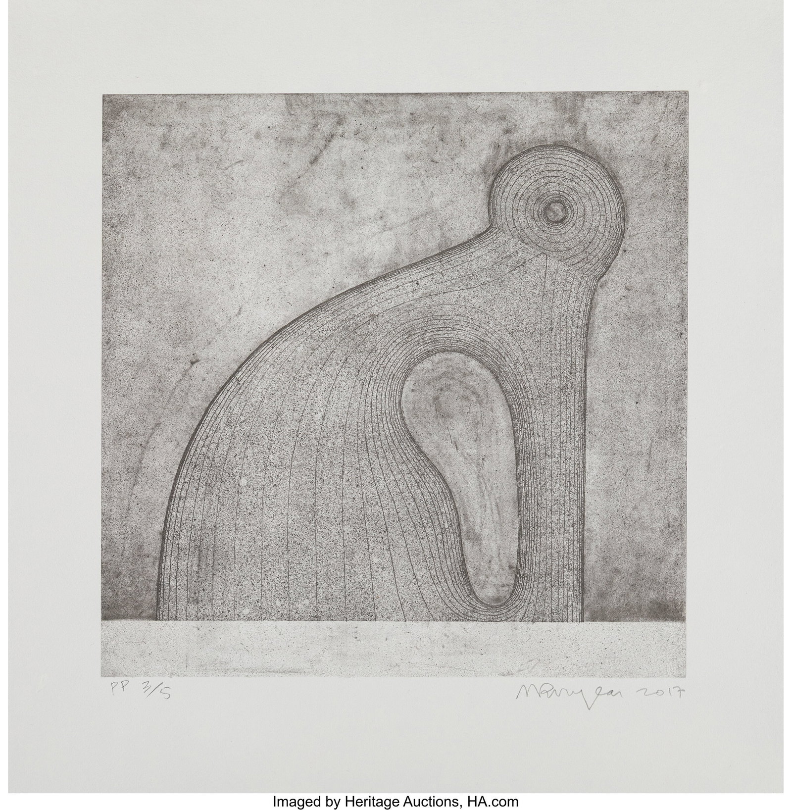 Martin Puryear (b. 1941) Untitled (State I), 201 (1 of 2)