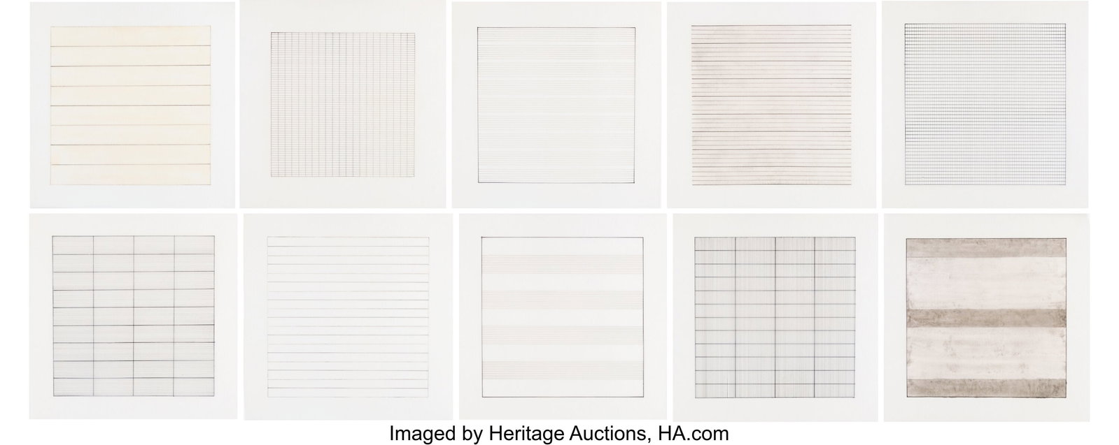 Agnes Martin (1912-2004) Paintings and Drawings  (1 of 10)