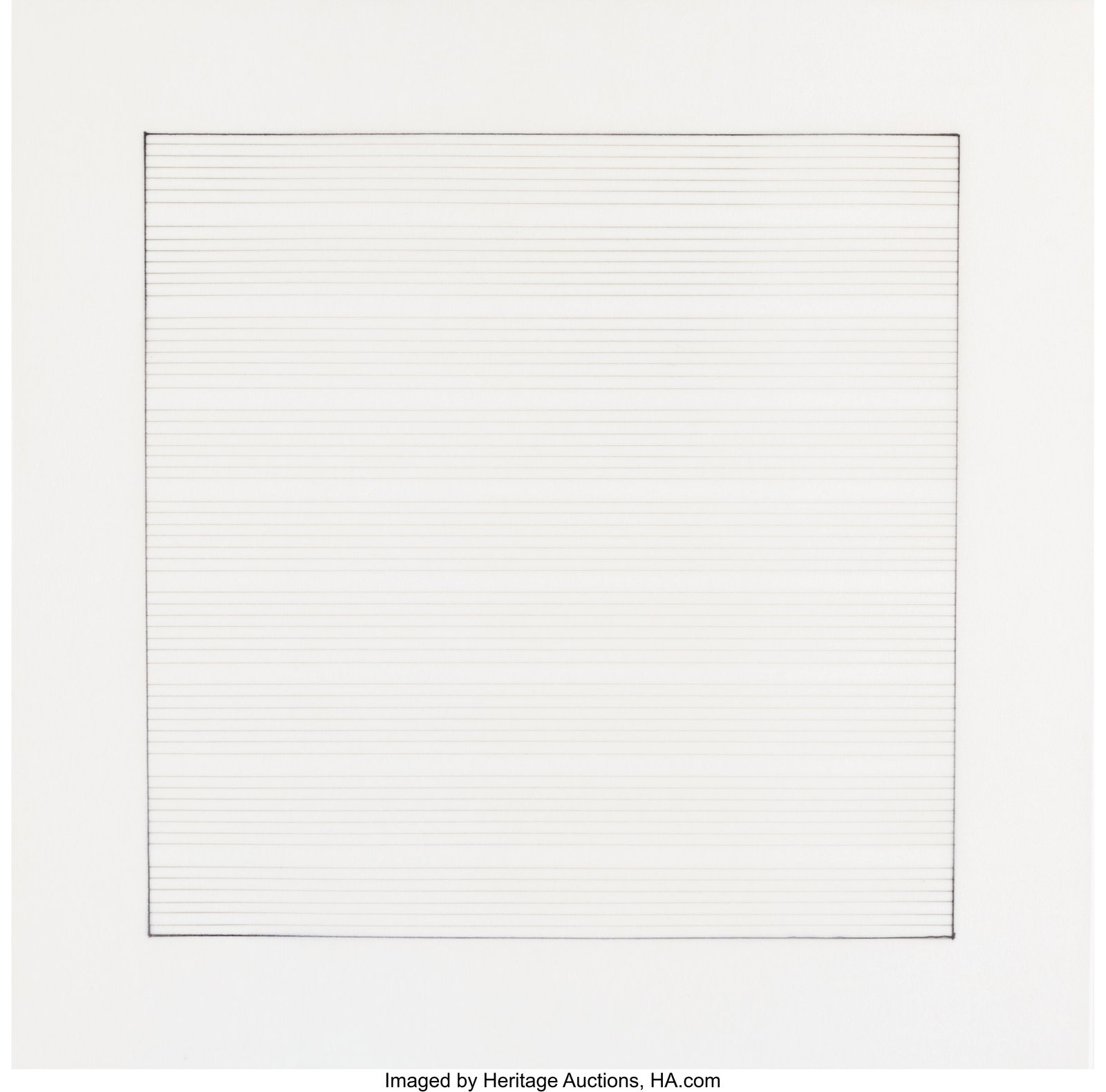 Agnes Martin (1912-2004) Paintings and Drawings  - 4