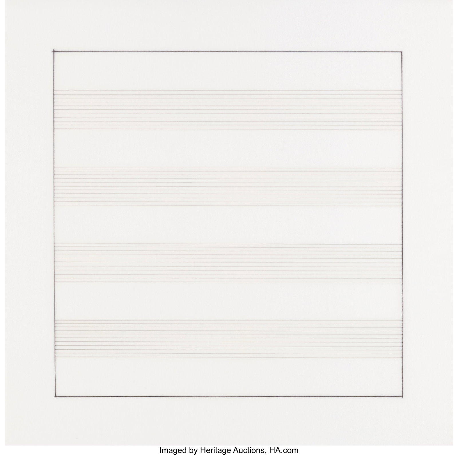 Agnes Martin (1912-2004) Paintings and Drawings  - 9