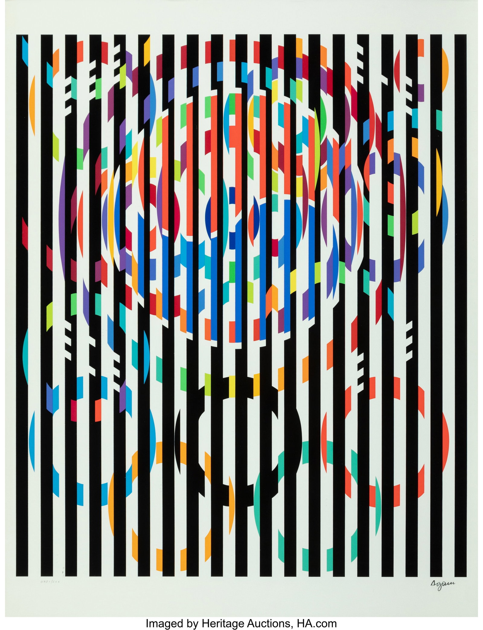 Yaacov Agam (b. 1928) Message of Peace, from Off (1 of 1)