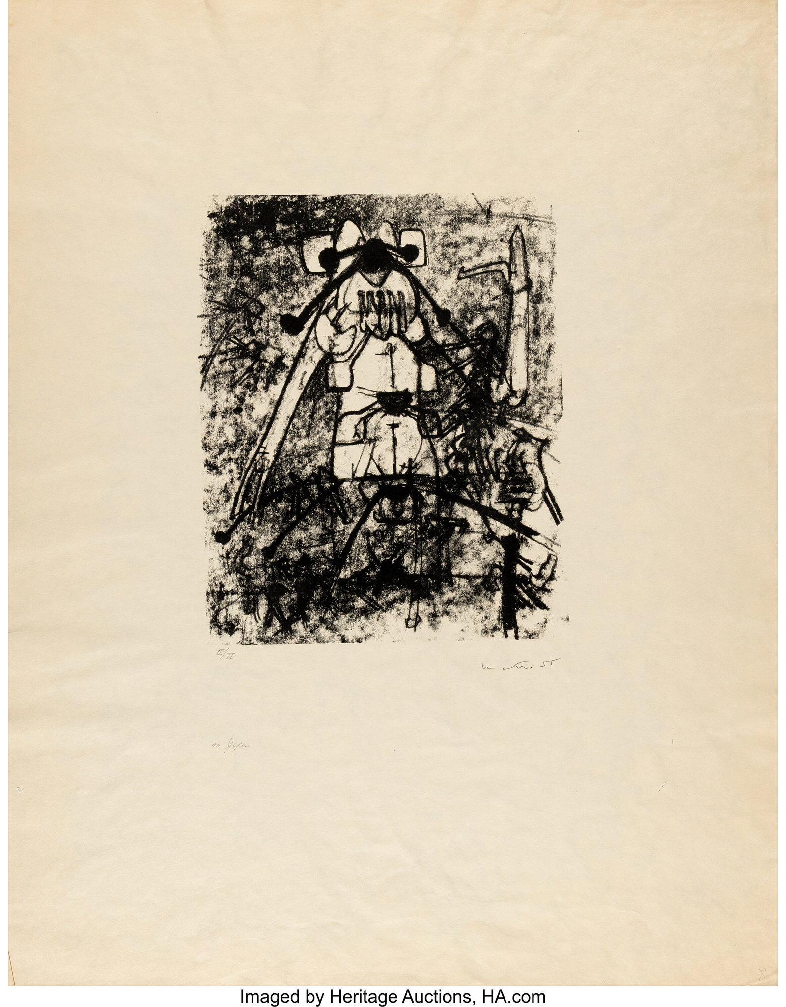 Roberto Matta (1911-2002) Untitled Lithograph on (1 of 1)