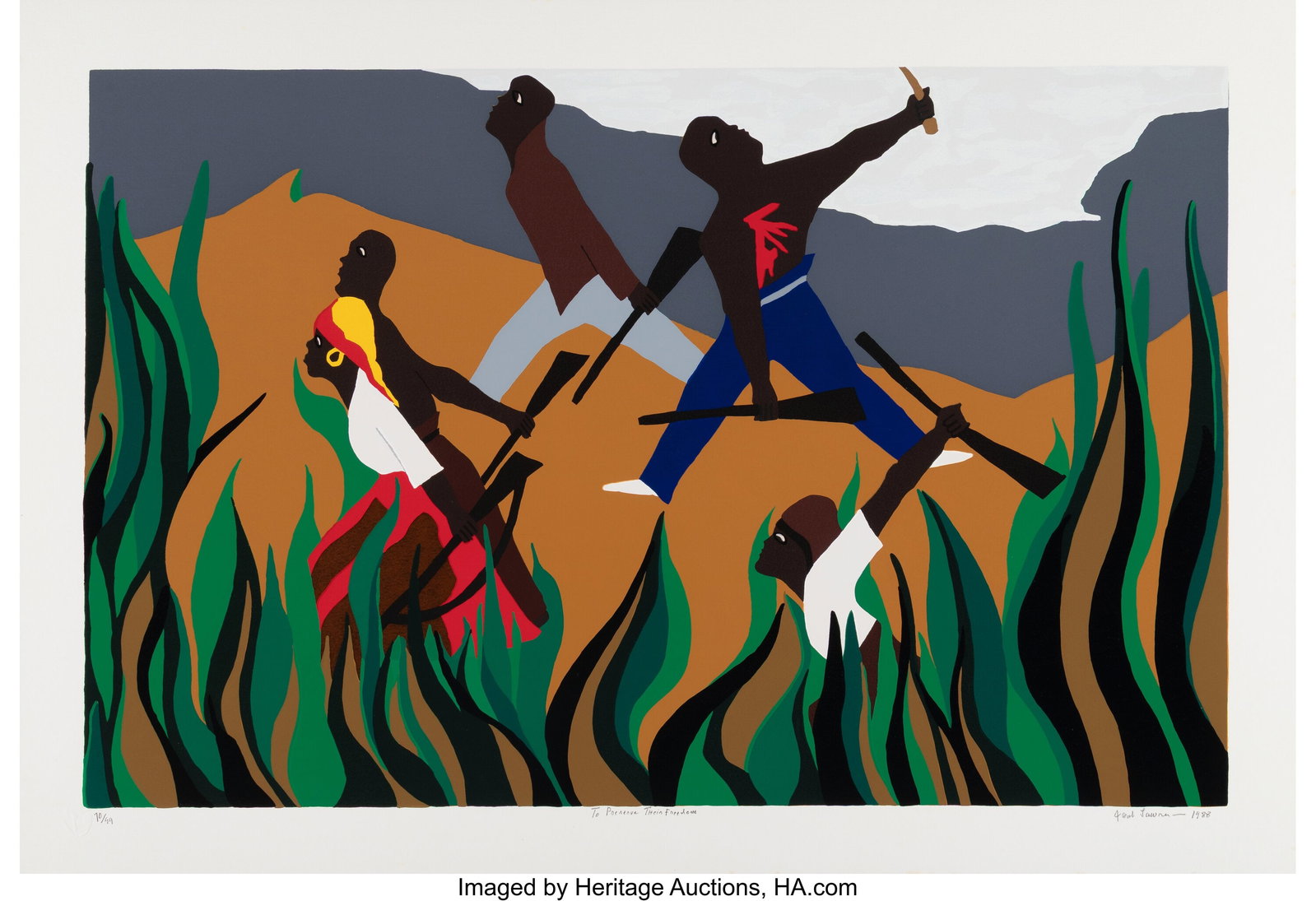 Jacob Lawrence (1917-2000) To Preserve Their Fre (1 of 1)